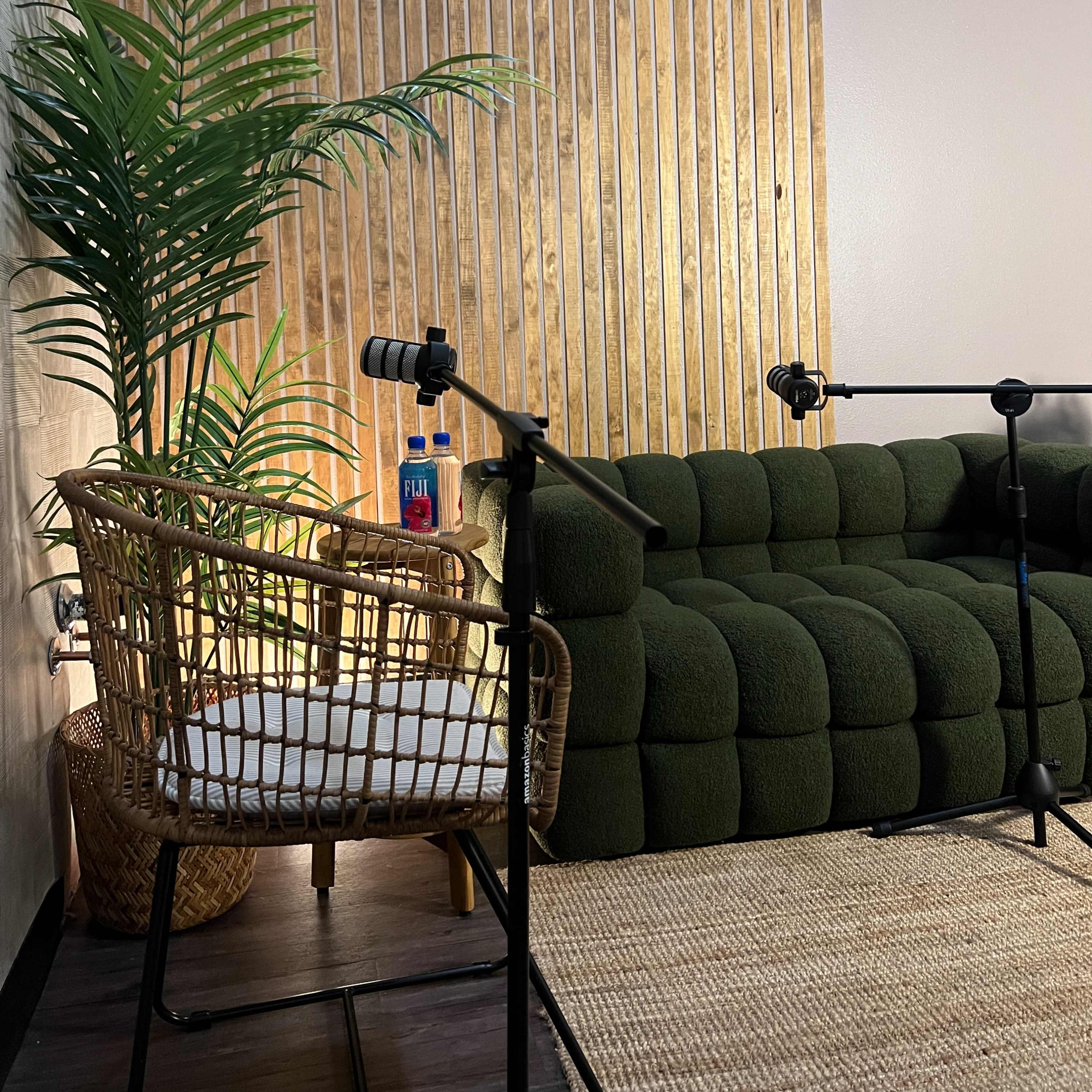 Podcasters & Content Creators: Serene, Nature-Inspired Filming & Recording Studio Image in Lakewood, Lakewood, CA