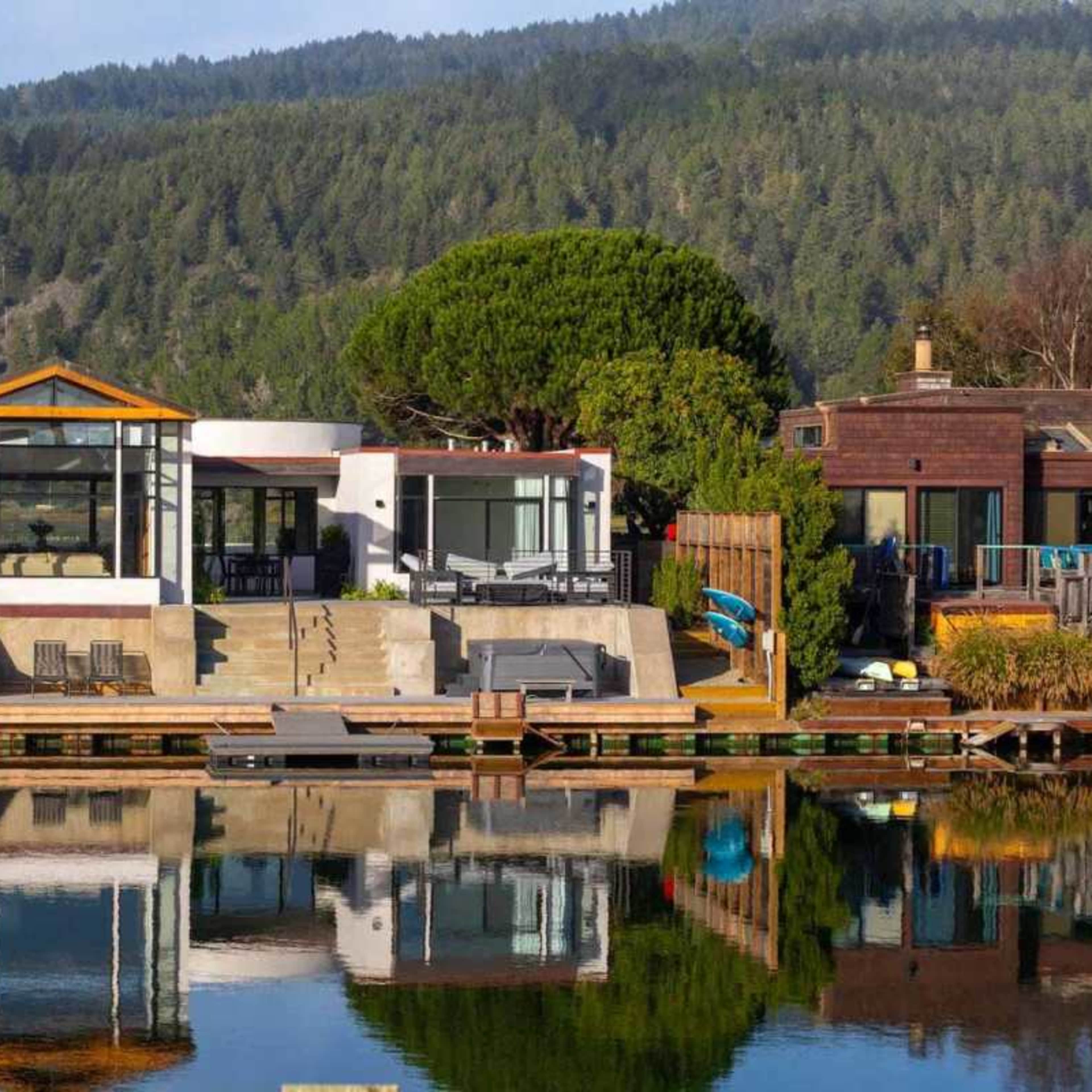 Luxury Waterfront Escape Home with Hot Tub, Firepit and many more! Image in Stinson Beach, Stinson Beach, CA