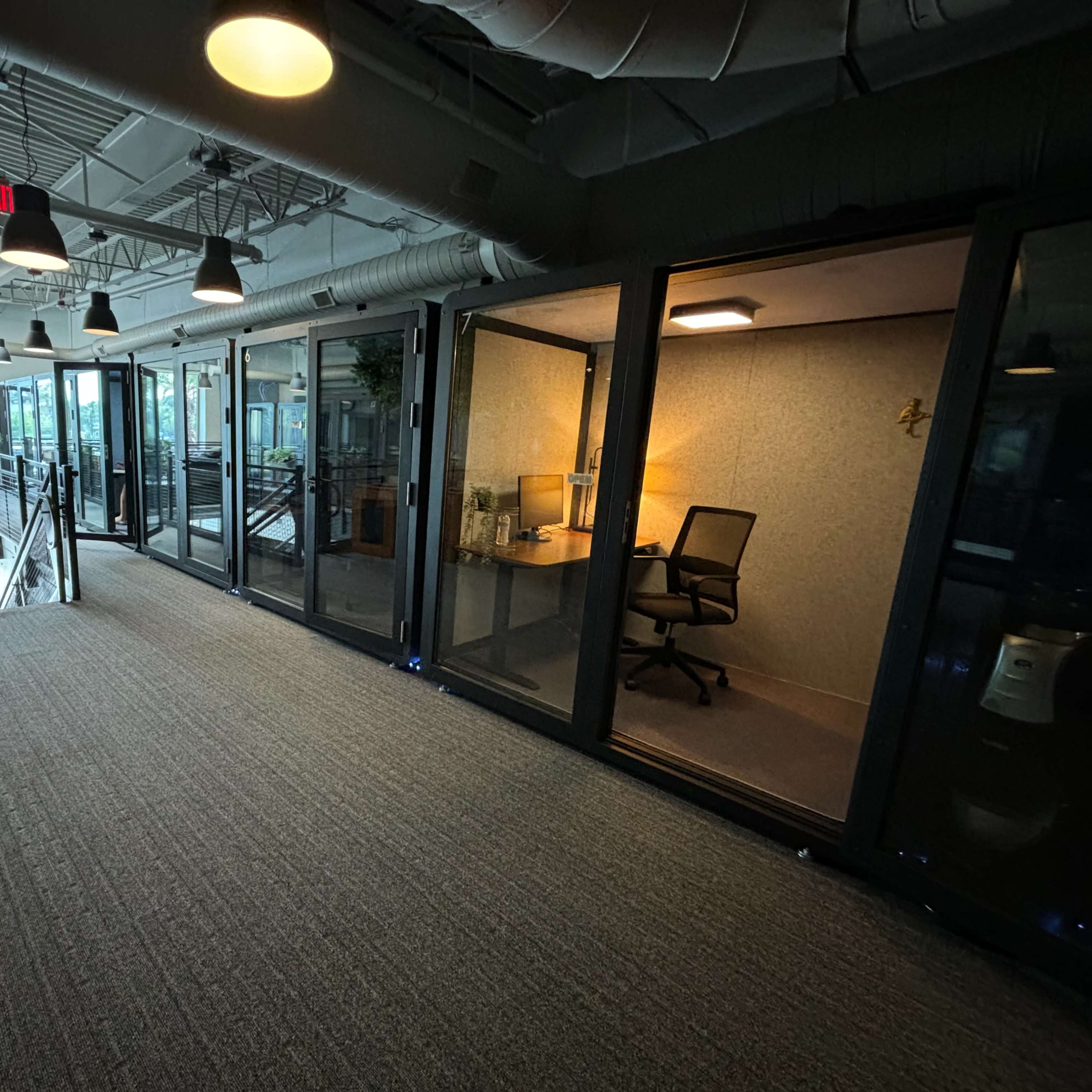 Sound-Proof Private Office Pods (Coworking Space) Image in Girvin, Jacksonville, FL
