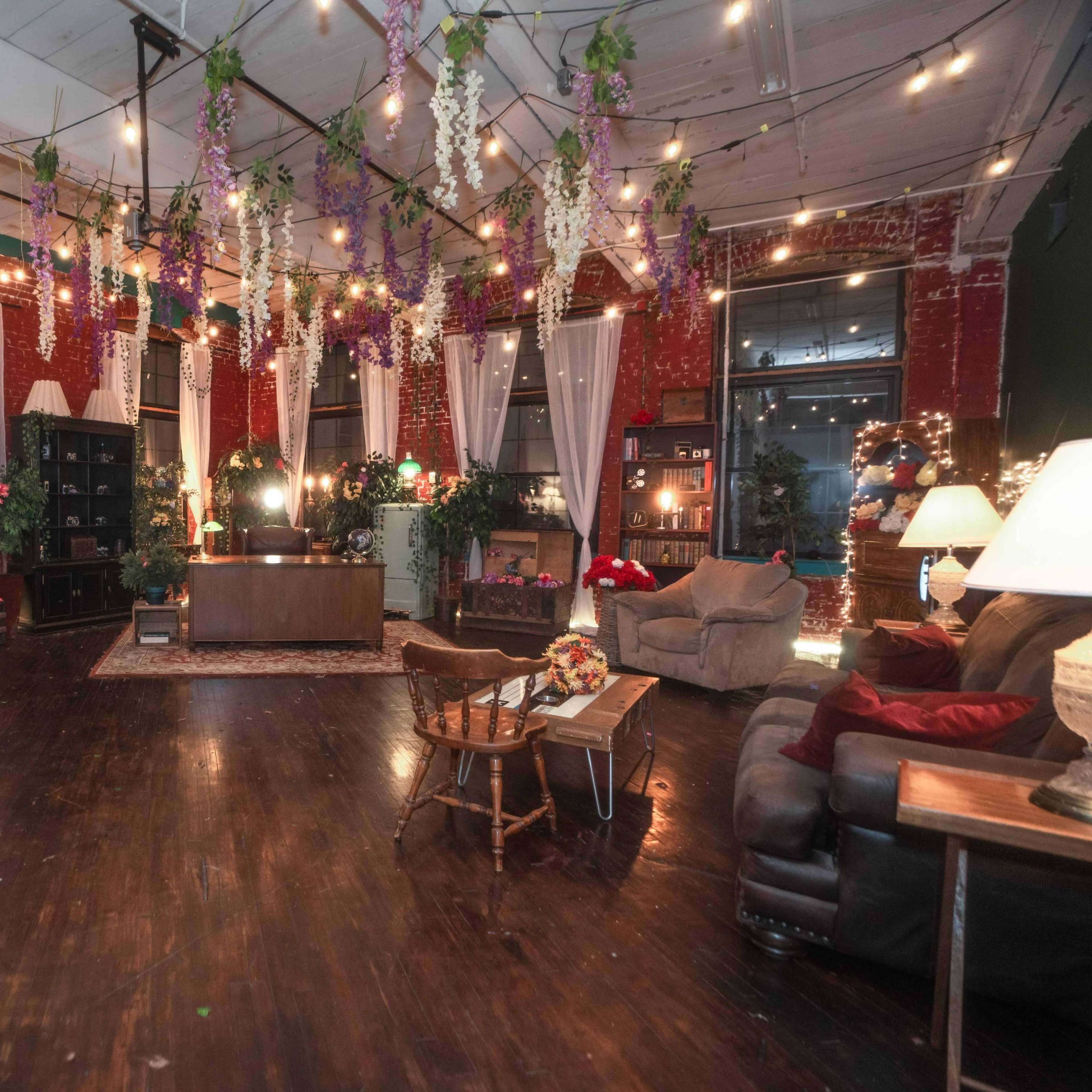 Natural Light Studio with Red Brick and Greenery Image in North Philadelphia, Philadelphia, PA