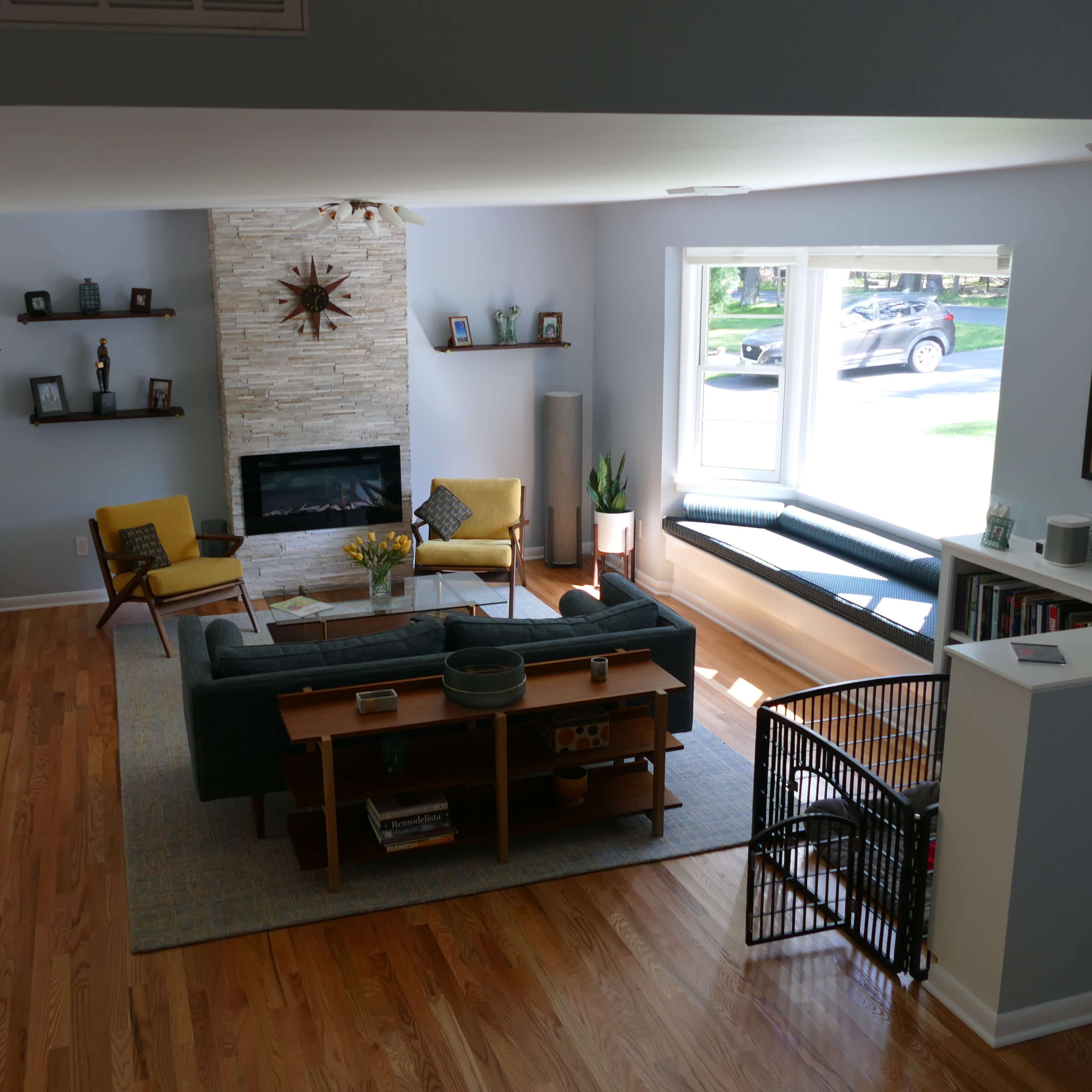 Mid-century modern split-level ranch Image in Woodstock, Woodstock, NY