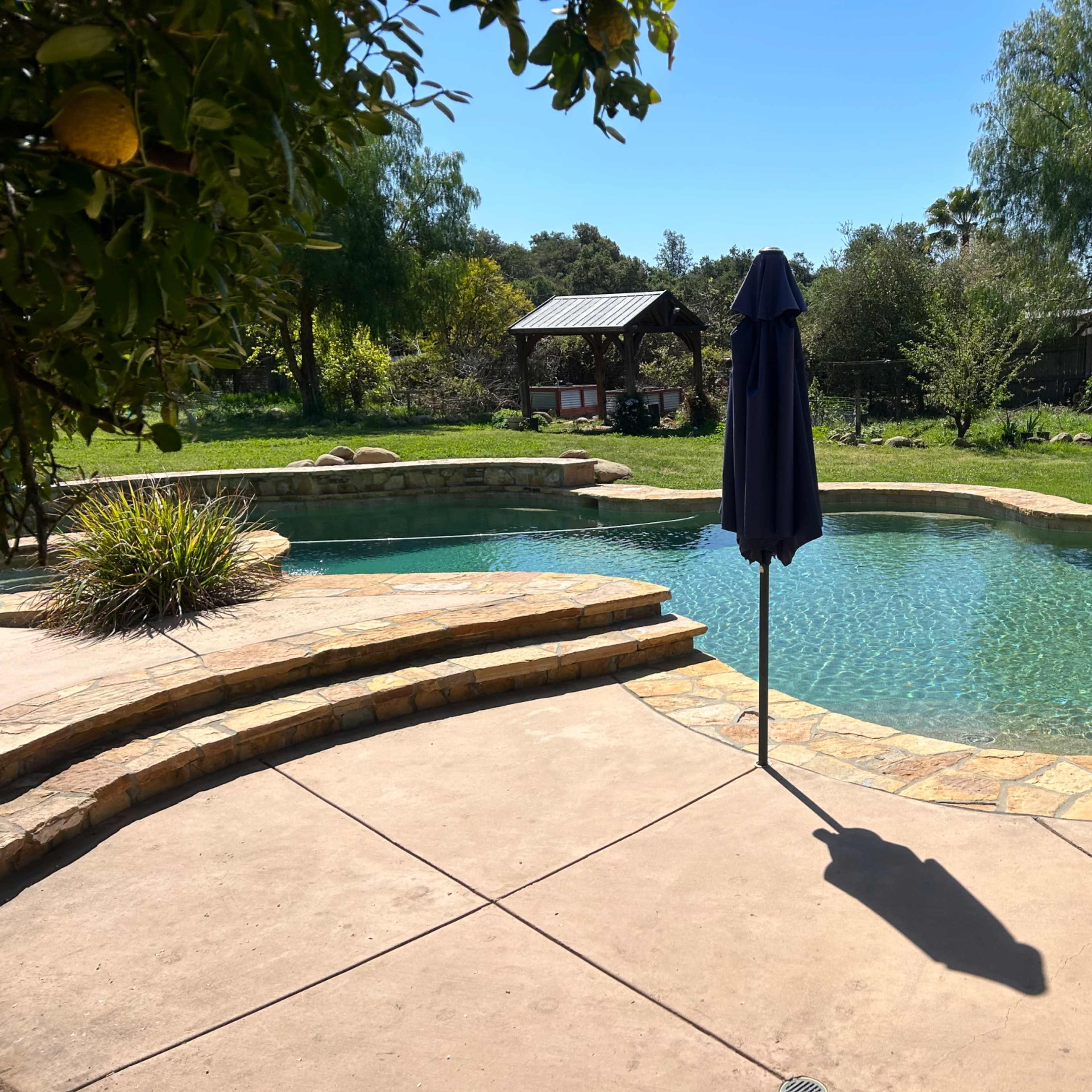 Beautiful pavilion near pool and spa Image in Mira Monte, Ojai, CA