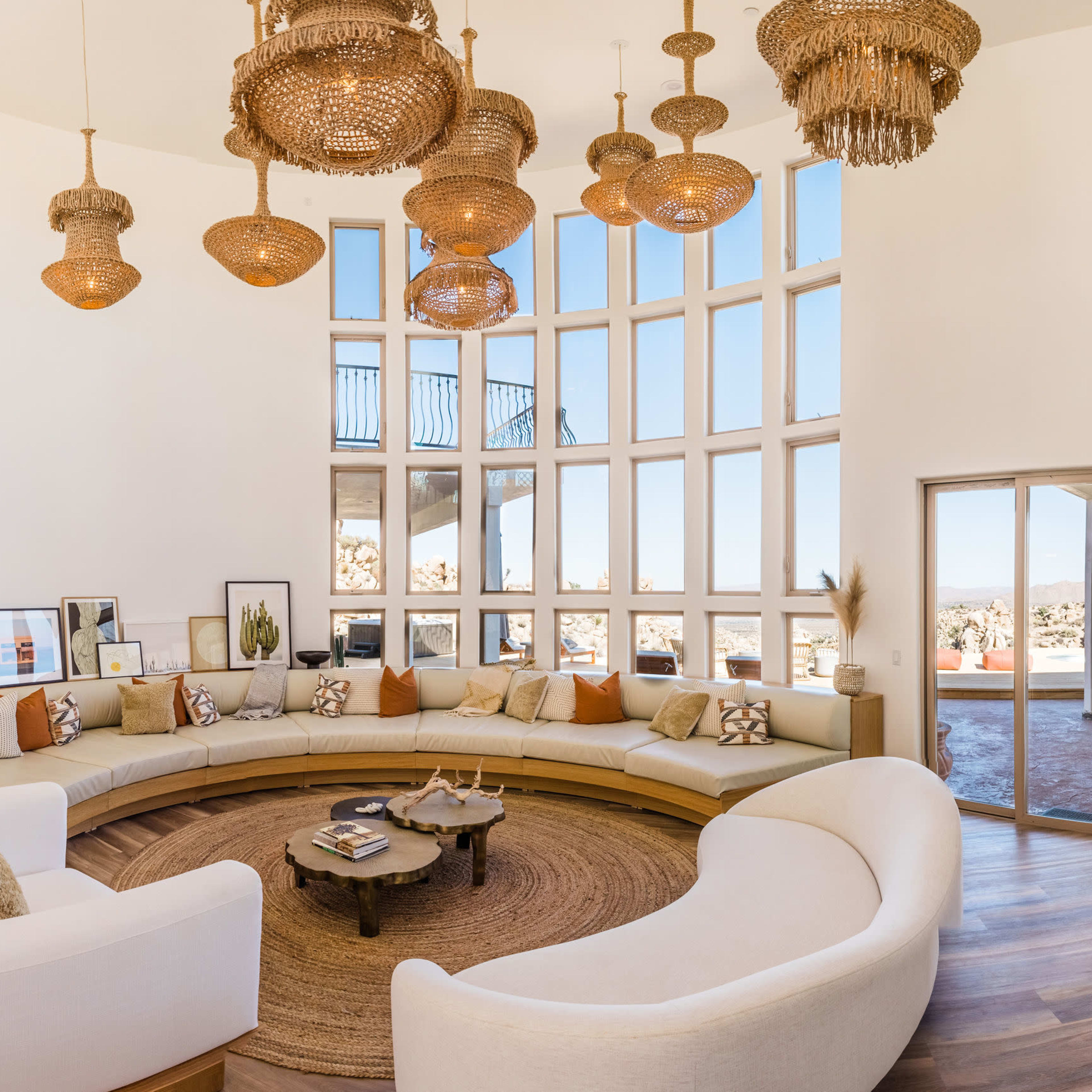 Casa Blanca by Fieldtrip | Boulder Estate with Hot Tub, Soaking Pool & Outdoor Shower Image in Yucca Valley, Yucca Valley, CA