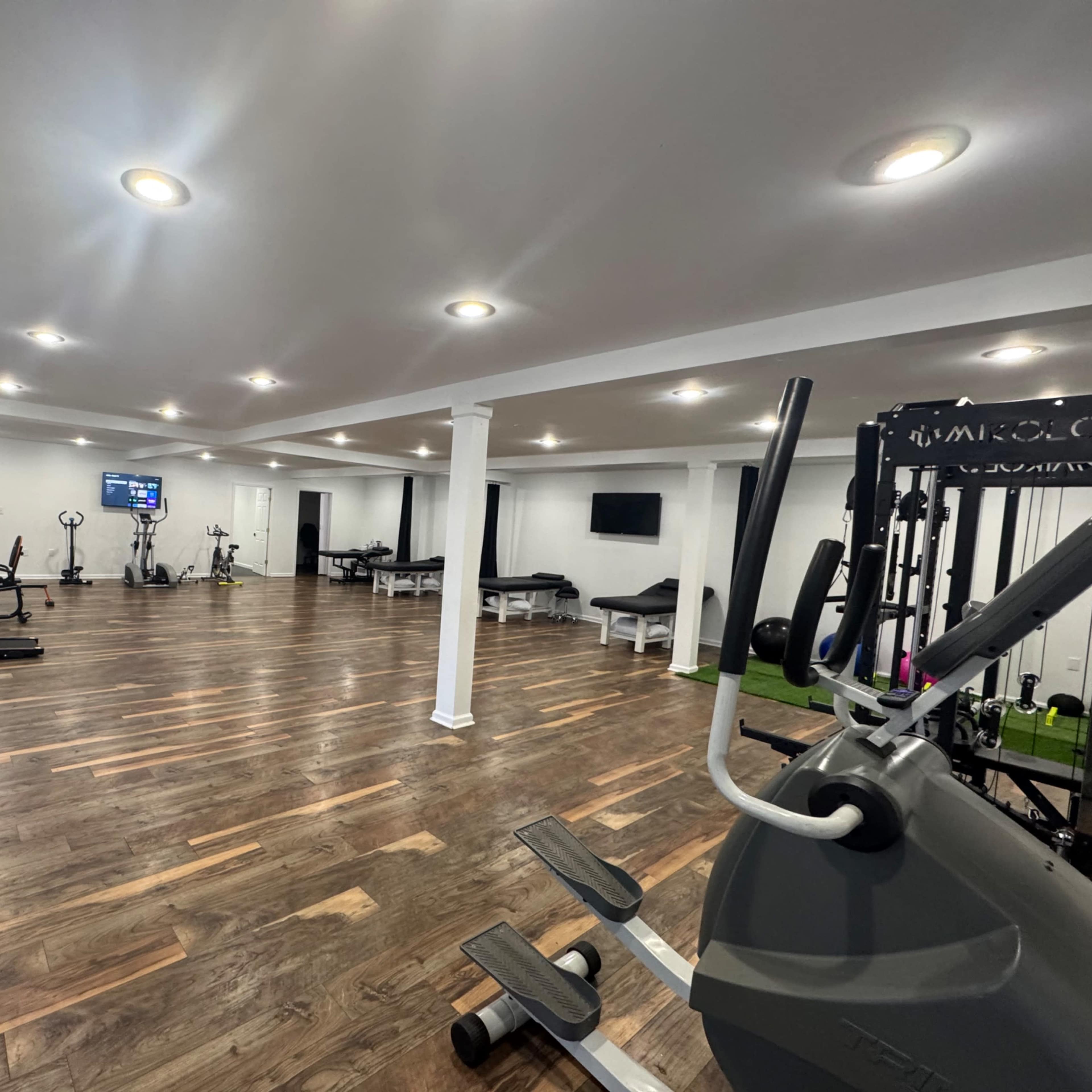 Wellness & Creative Studio with Treatment Rooms + Gym – AlpharettaFlexElite Wellness Zone Image in Roswell, Alpharetta, GA