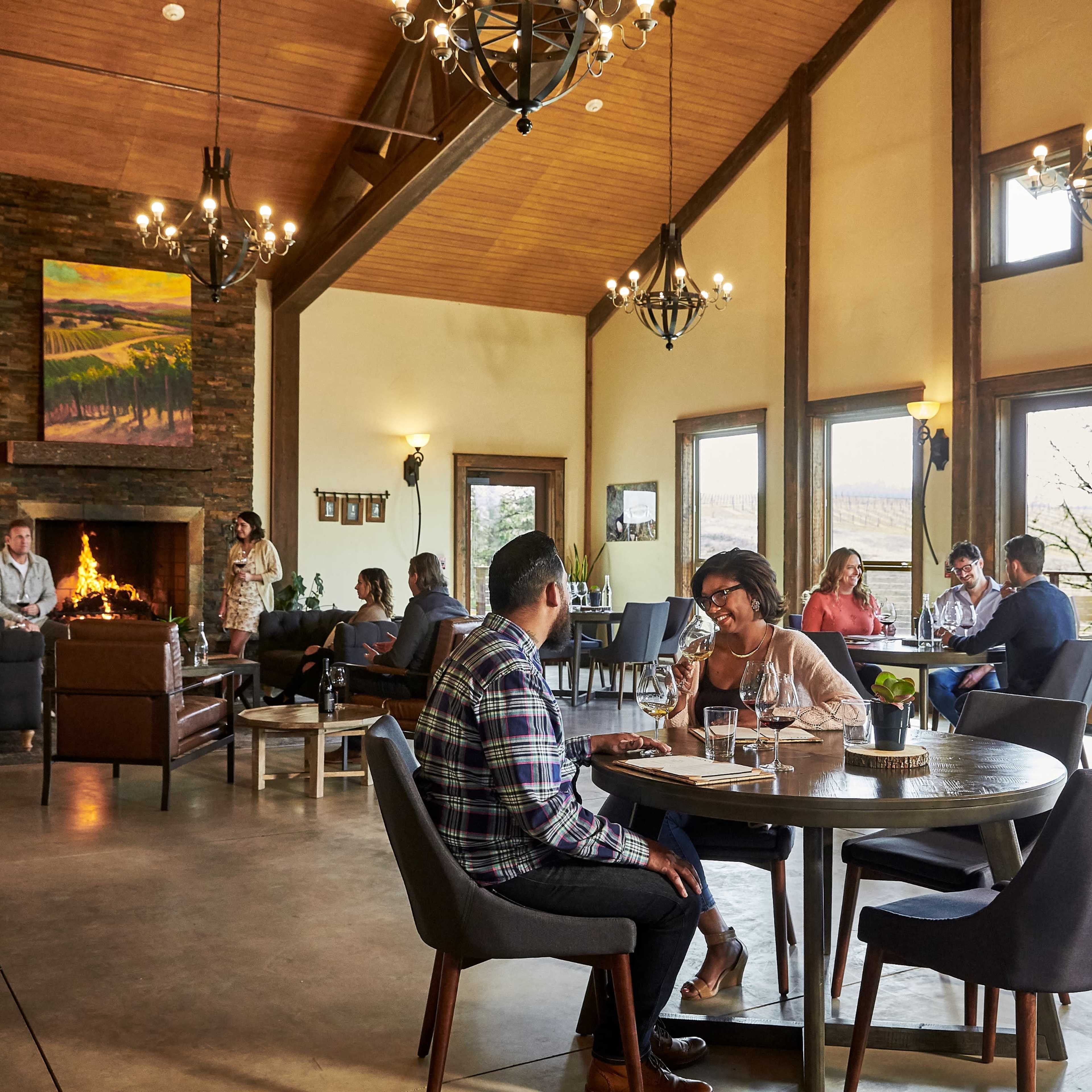 Rustic Winery on Picturesque Vineyard Image in , Yamhill, OR