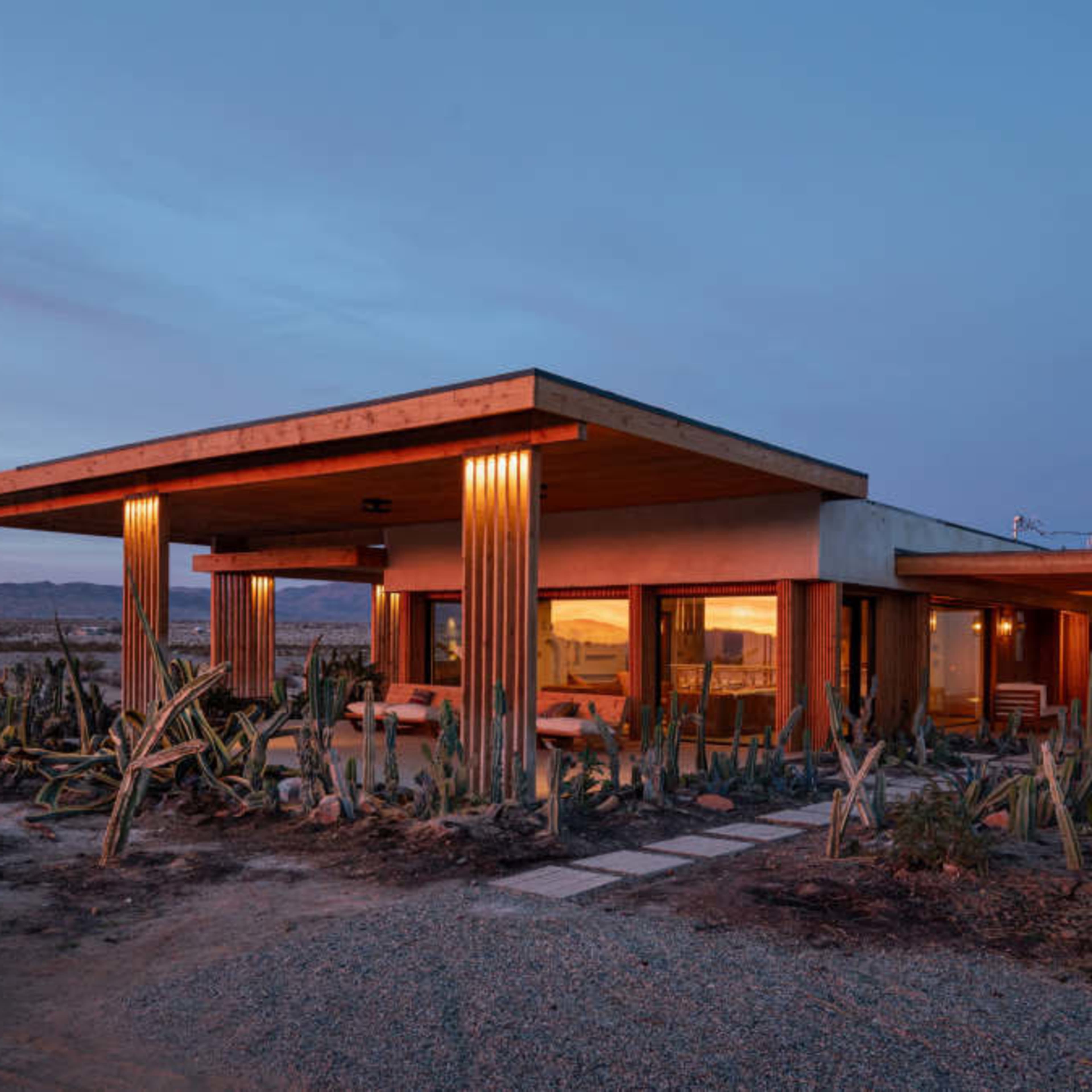 Cedar House at Nxwhere California Image in Wonder Valley, Twentynine Palms, CA