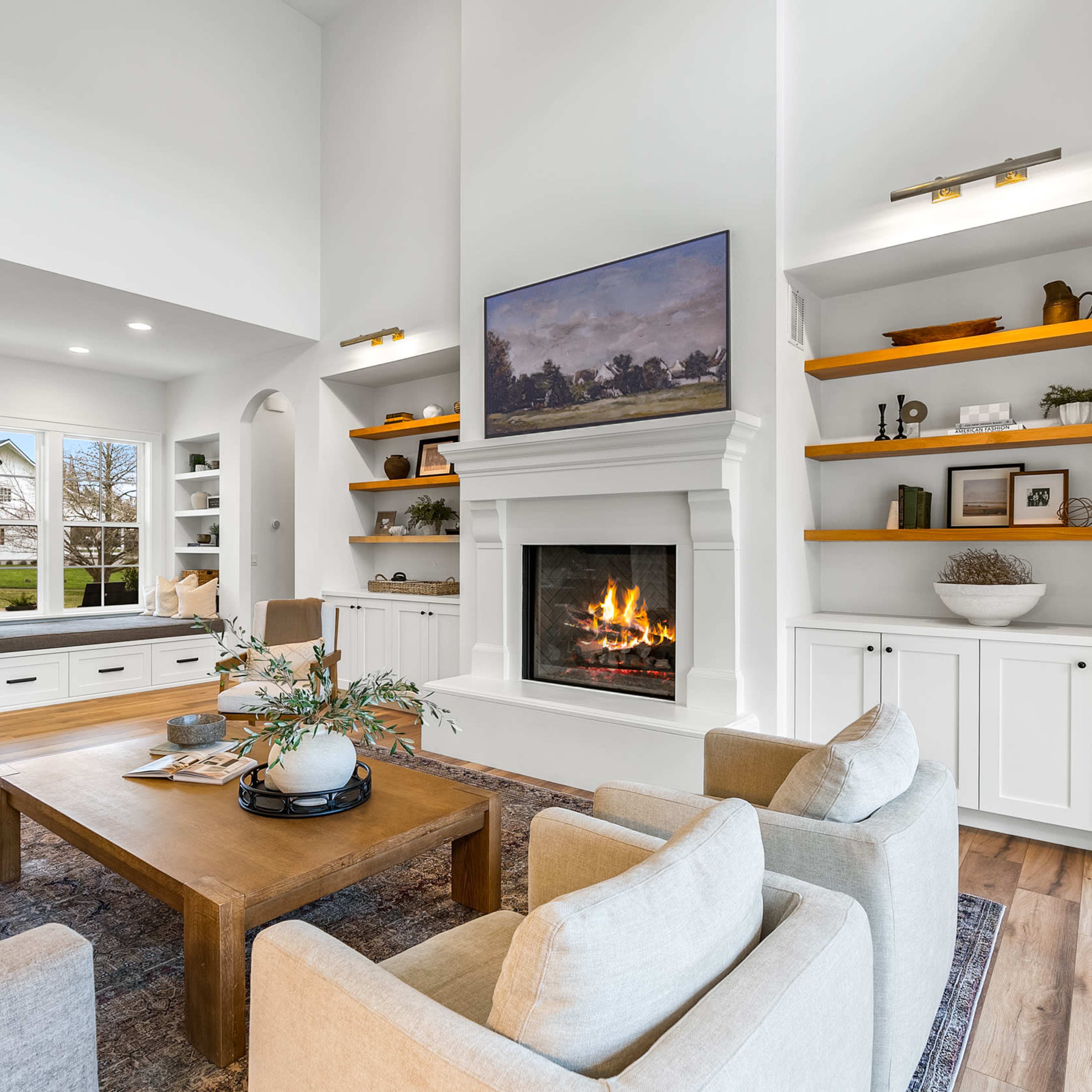 Bright Transitional Vineyard View Home Image in , Sherwood, OR