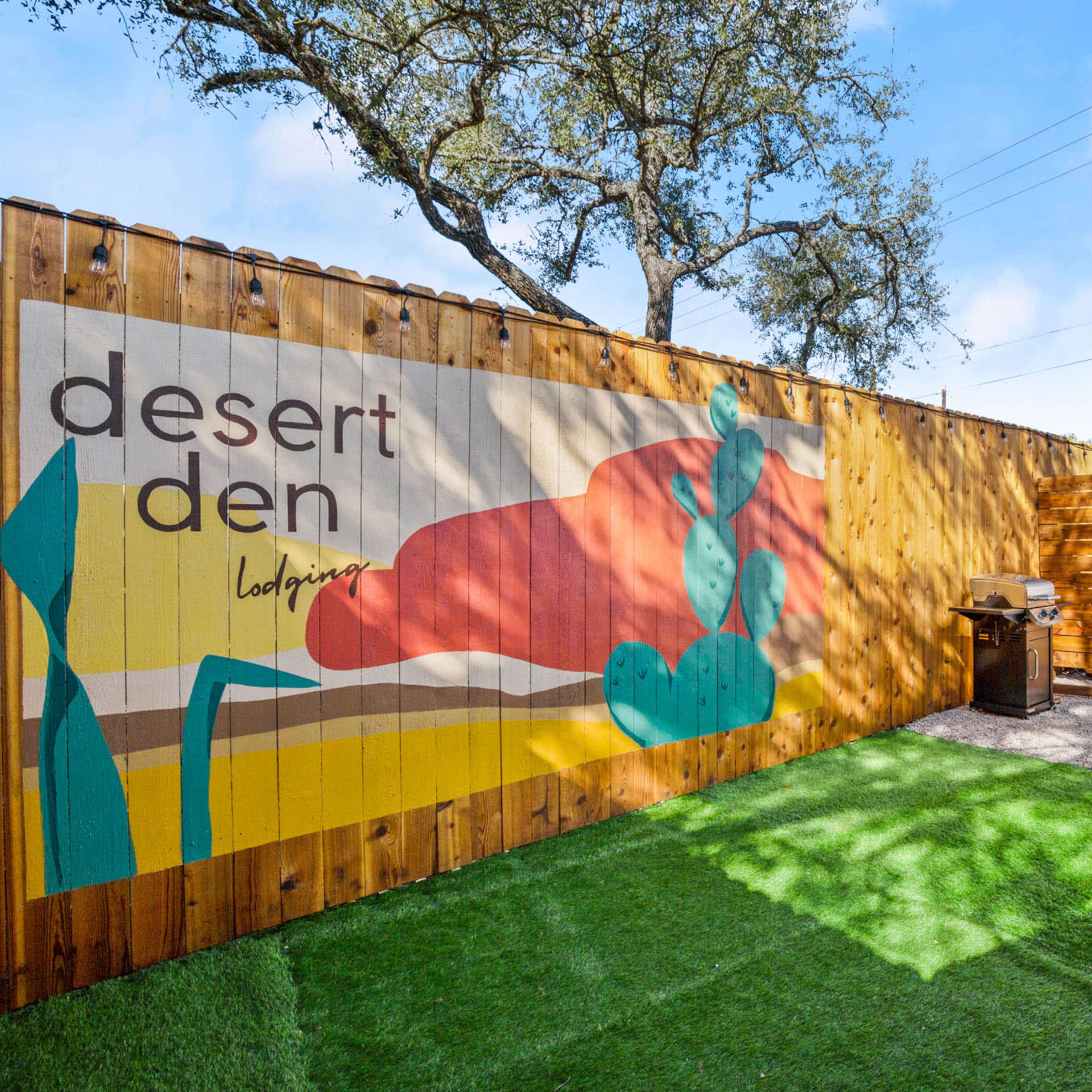 Rv, mural, curated - a total vibe. The Desert Den! Image in Slaughter Creek, Austin, TX