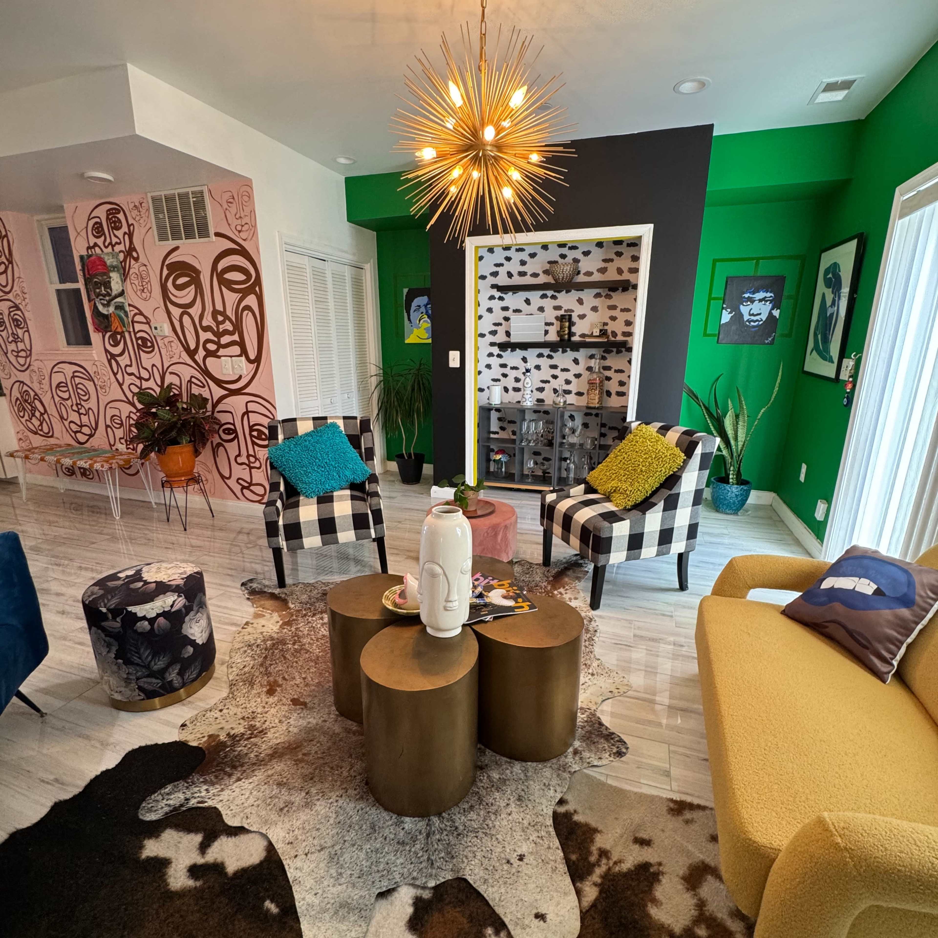 Eclectic  Art Gallery in Uptown DC Rowhouse Image in Northwest Washington, Washington, DC