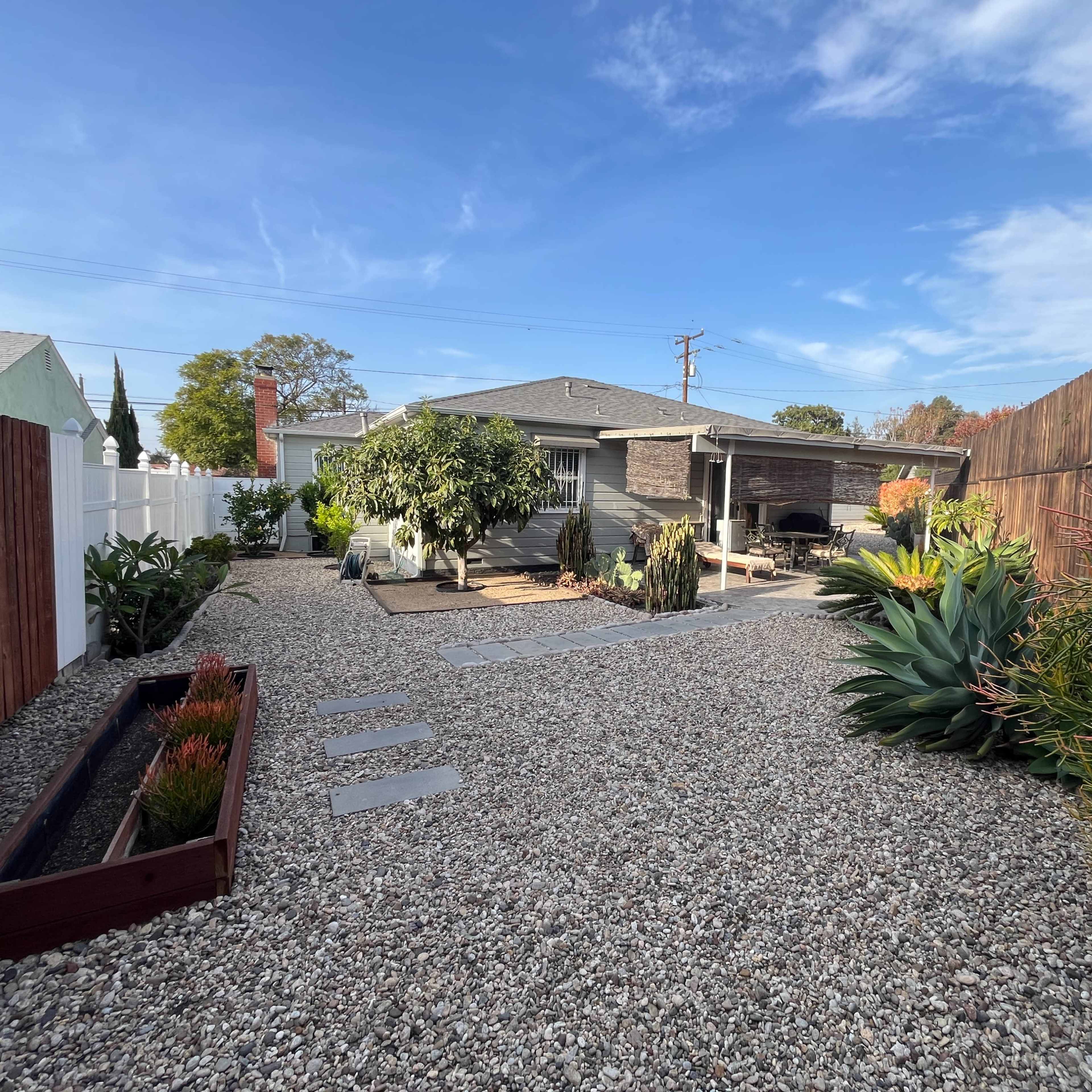 Roomy Backyard with California Dessert Aesthetics Image in Inglewood, Inglewood, CA