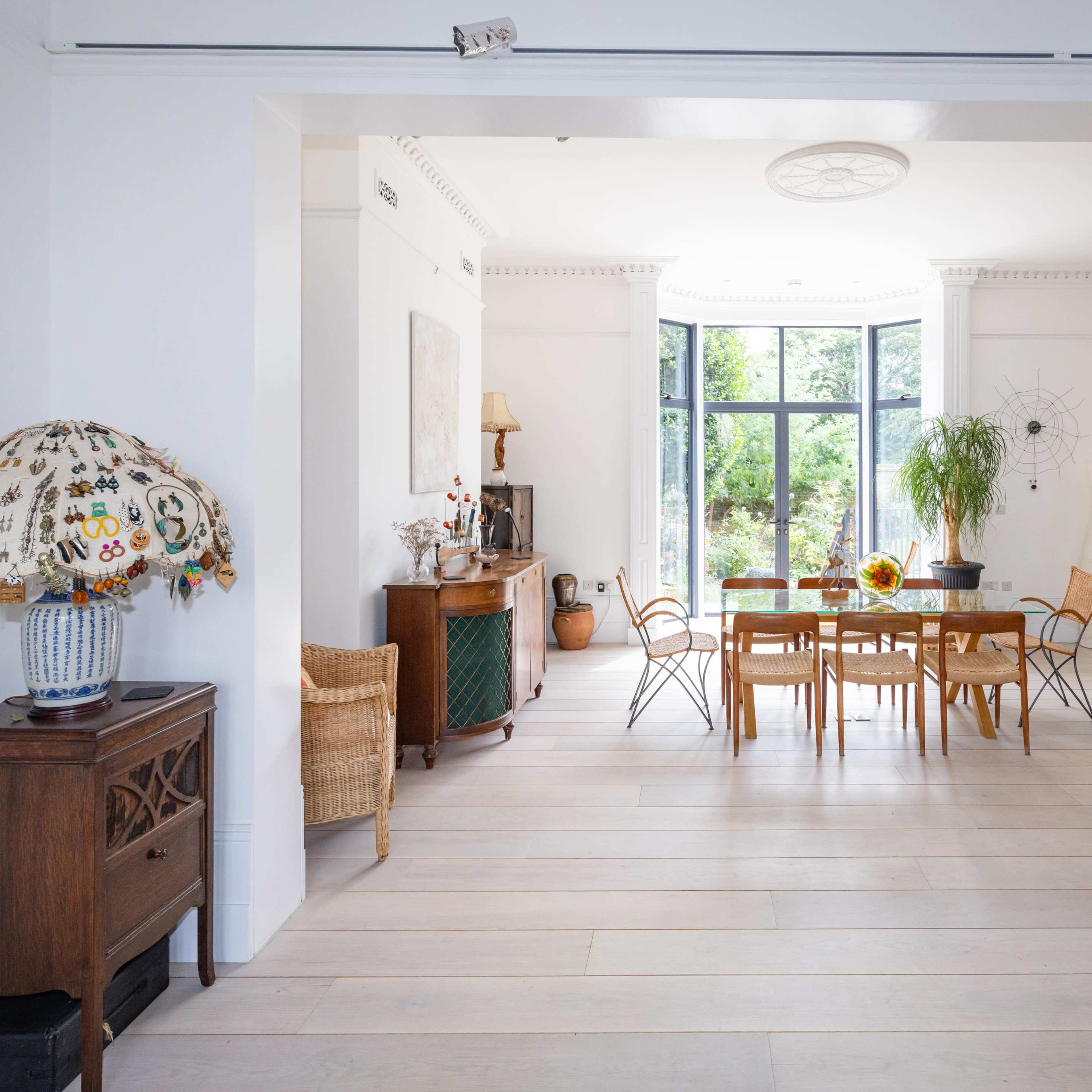 Elegant and light filled, architect designed, conversion of Victorian villa. Image in Highgate, London, England