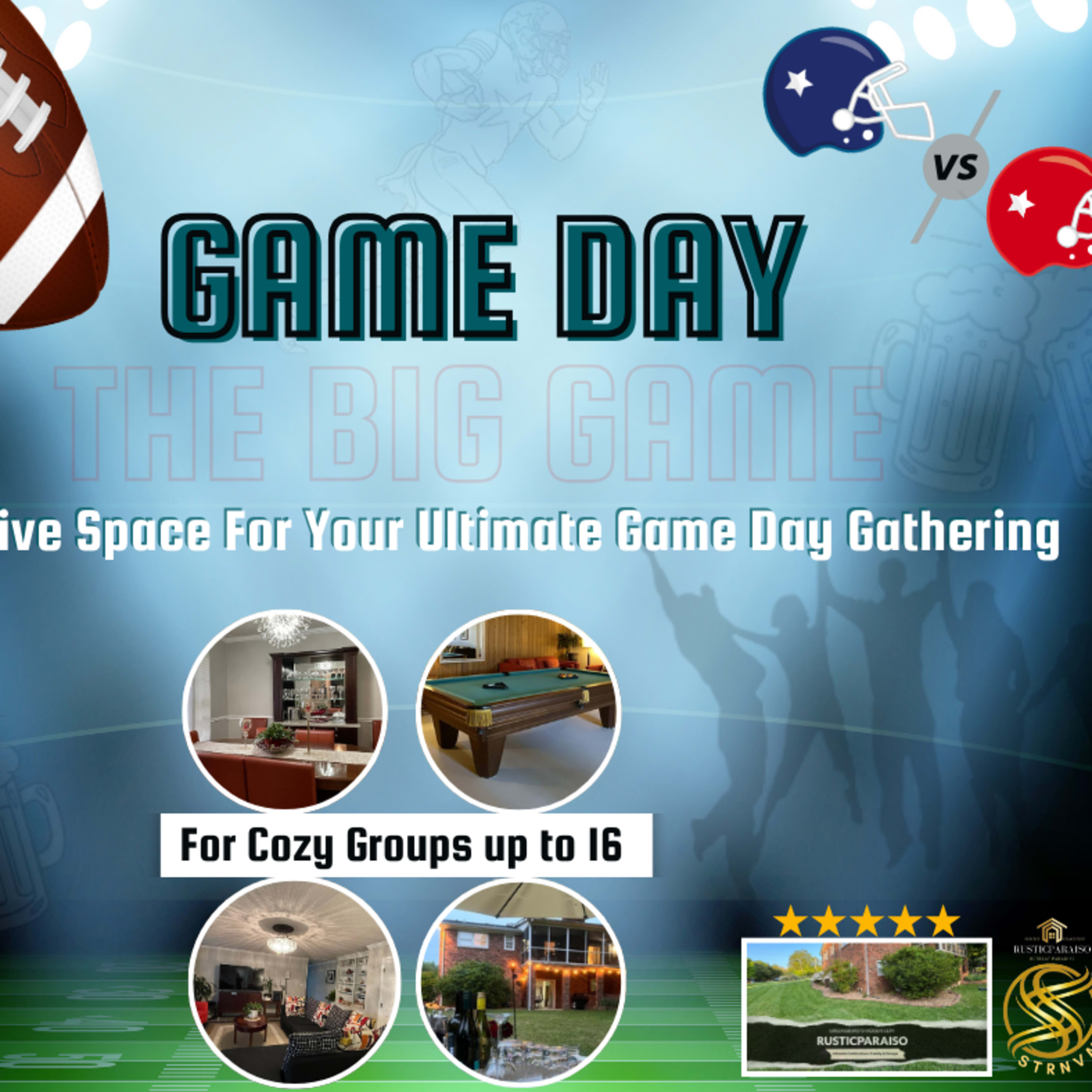RusticParaiso: Private Retreat for Game Day Excitement Image in Greensboro, Greensboro, NC