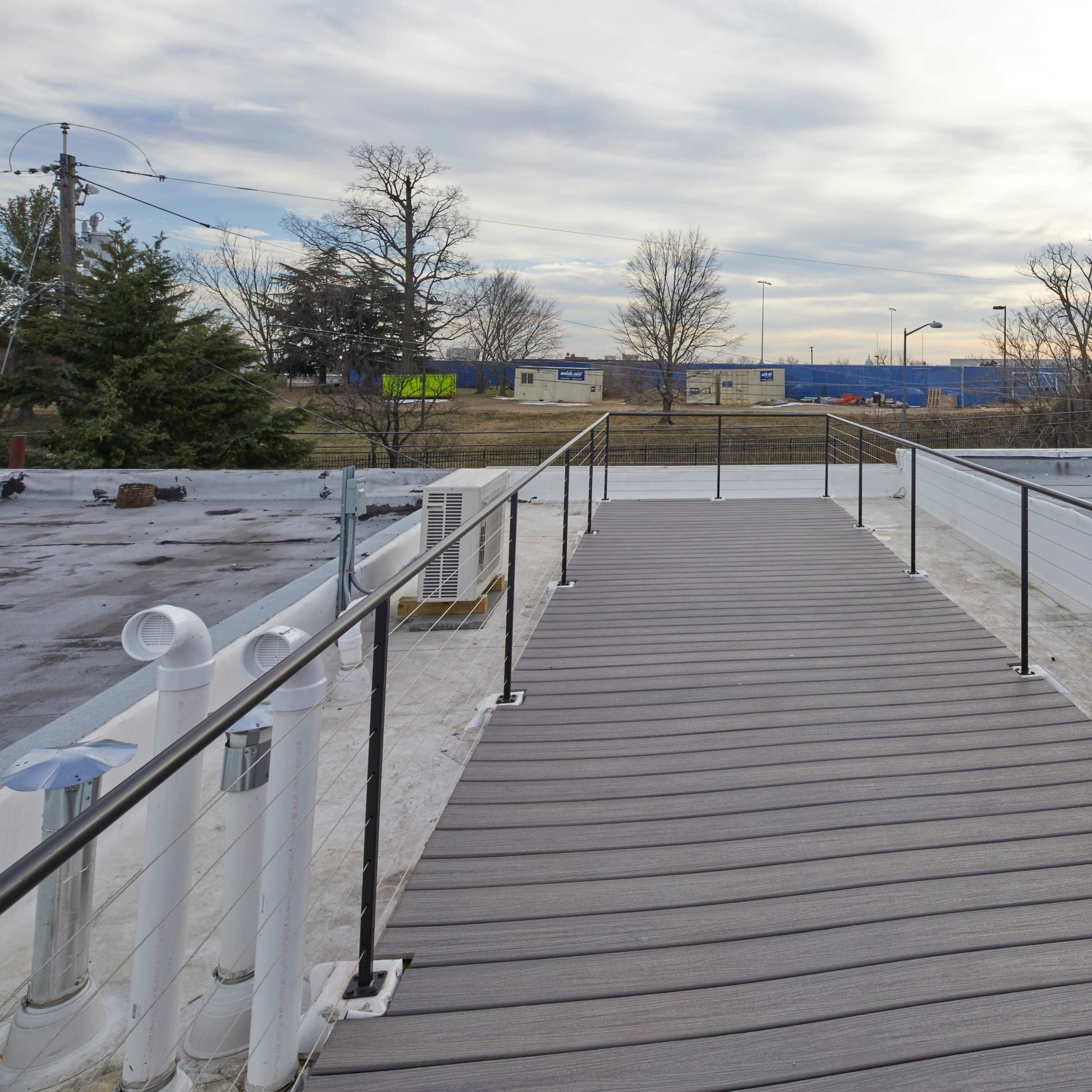 Large outdoor deck with capitol views and new apartment Image in Northeast Washington, Washington, DC