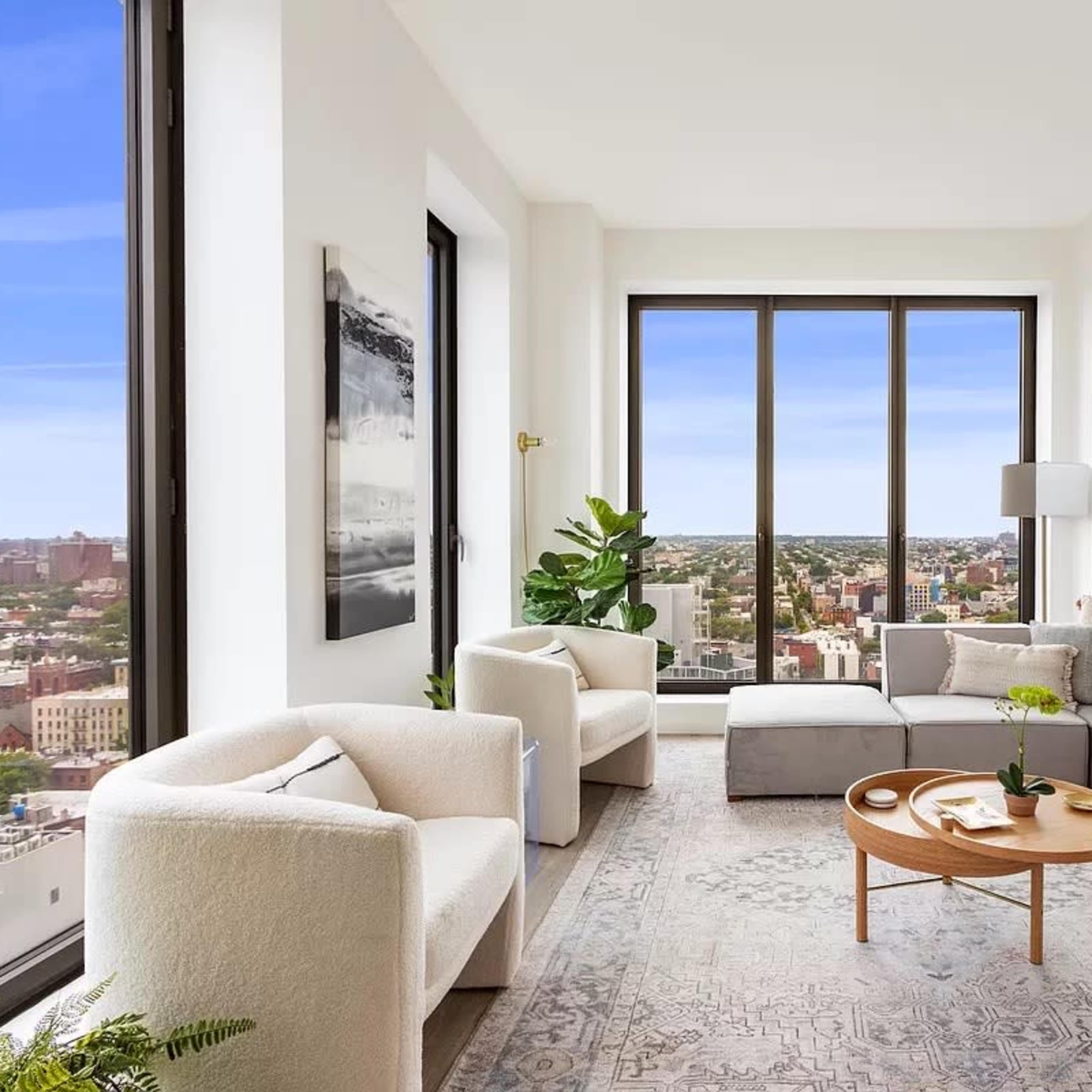 Skyline Luxe: Modern High-Rise with Stunning Views Image in Clinton Hill, Brooklyn, NY