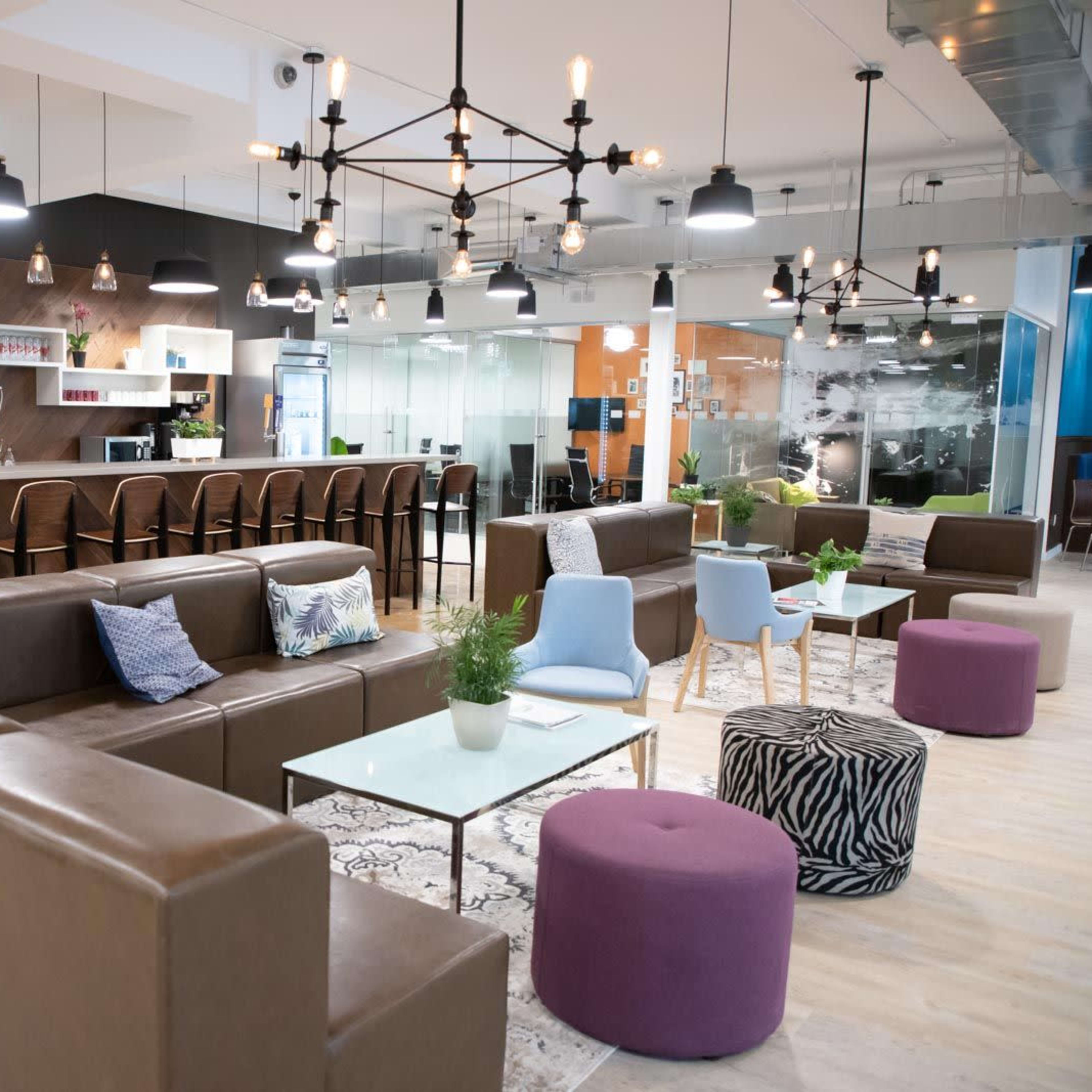 Bright + Colorful Shared Space inside Creative Community Image in Alderwood, Toronto, ON
