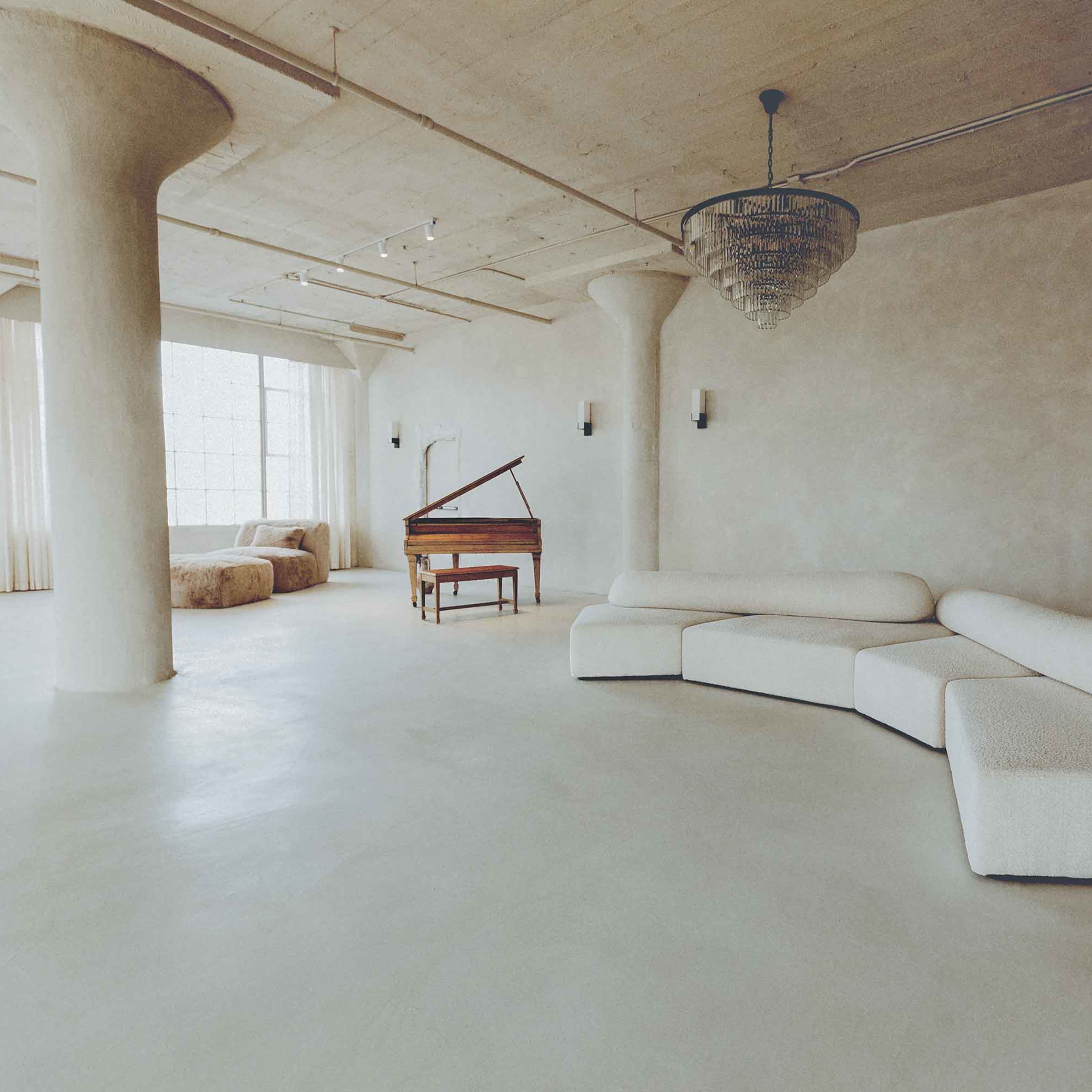 DTLA Loft 5000 sq/ft Brutalist Loft with Skyline Views Image in Central LA, Los Angeles, CA