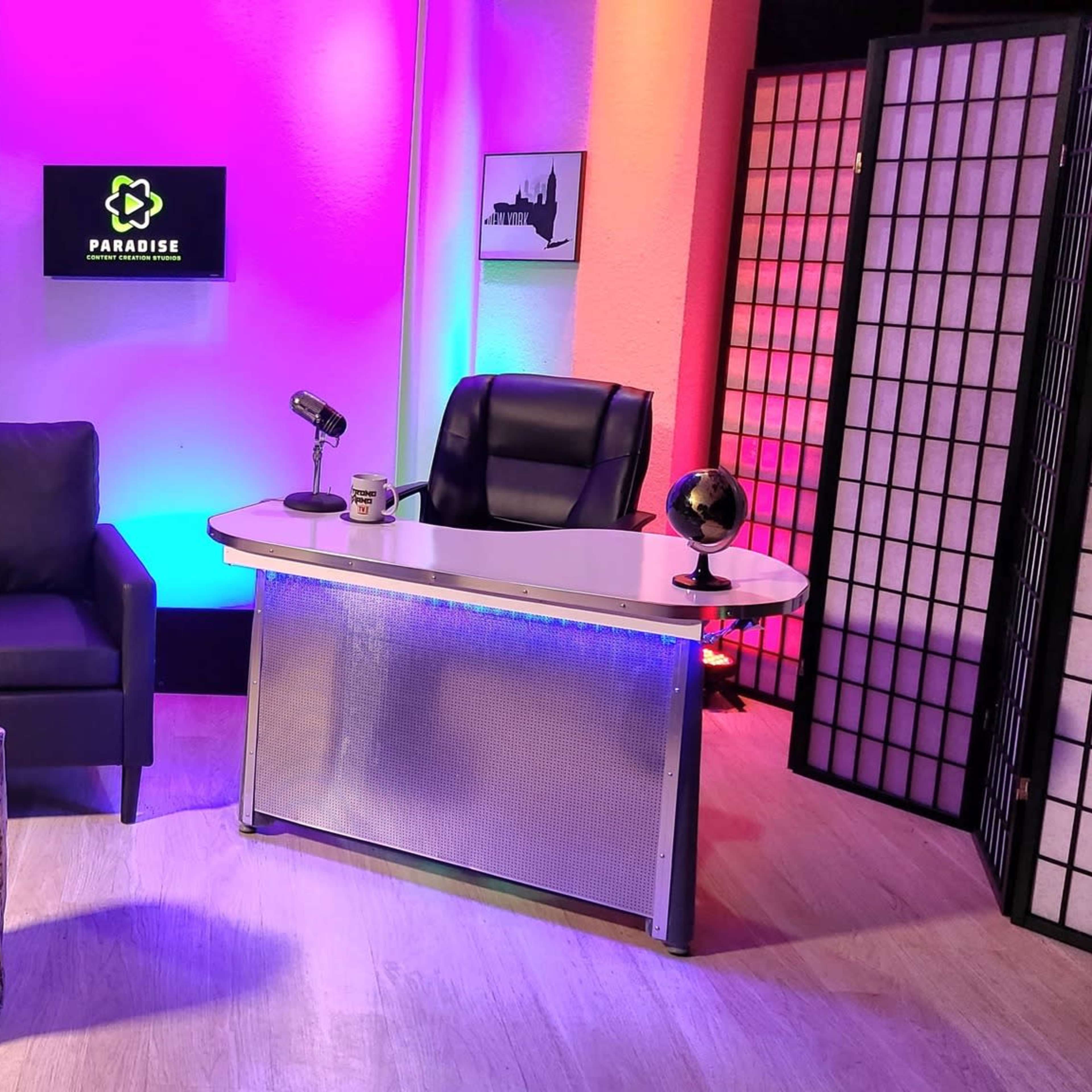 State-of-the-art broadcast set for Podcasting, TV, Radio, & Content Creation Image in Oyster Bay, Massapequa, NY