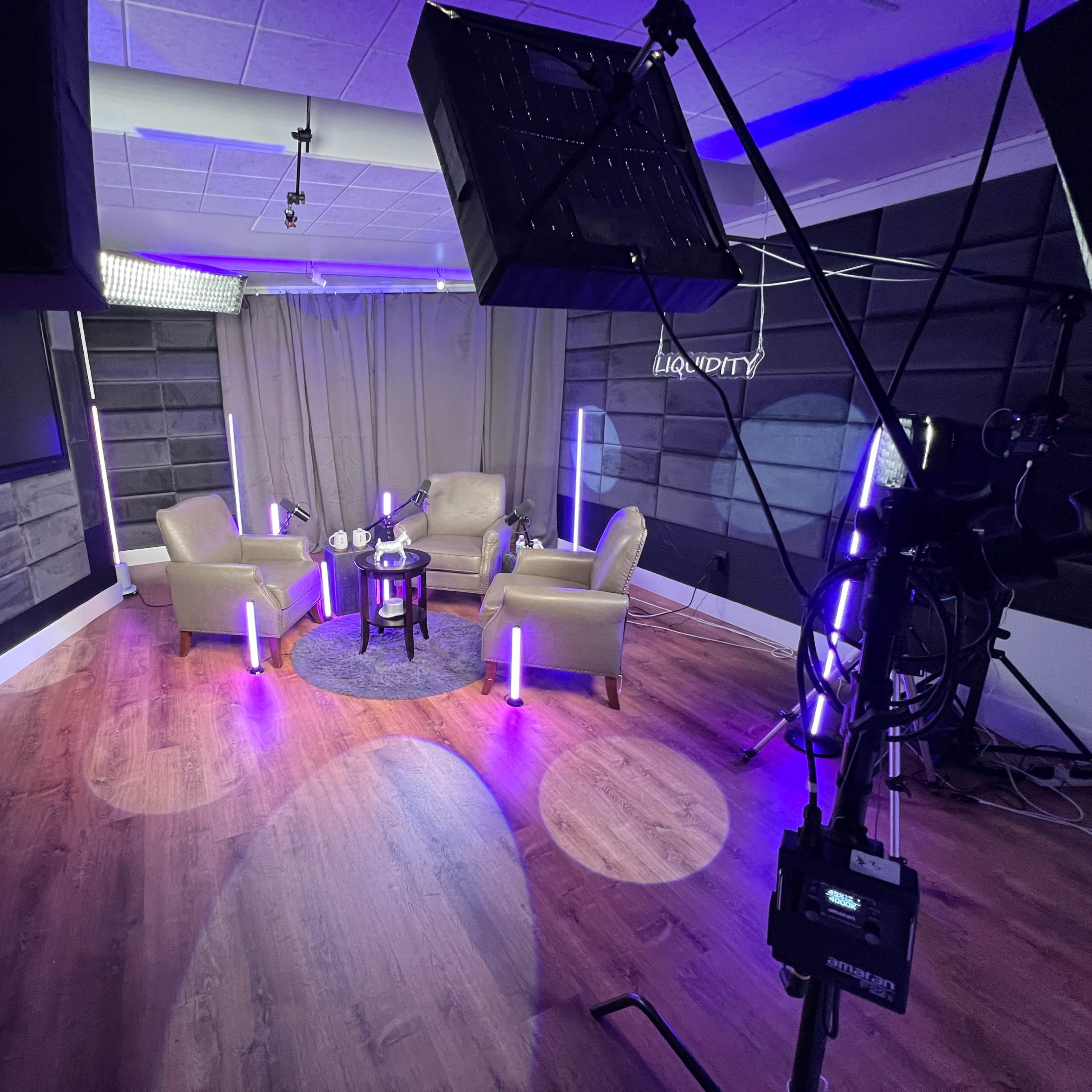 Video Podcast Talk Show Studio Image in Murray, Murray, UT