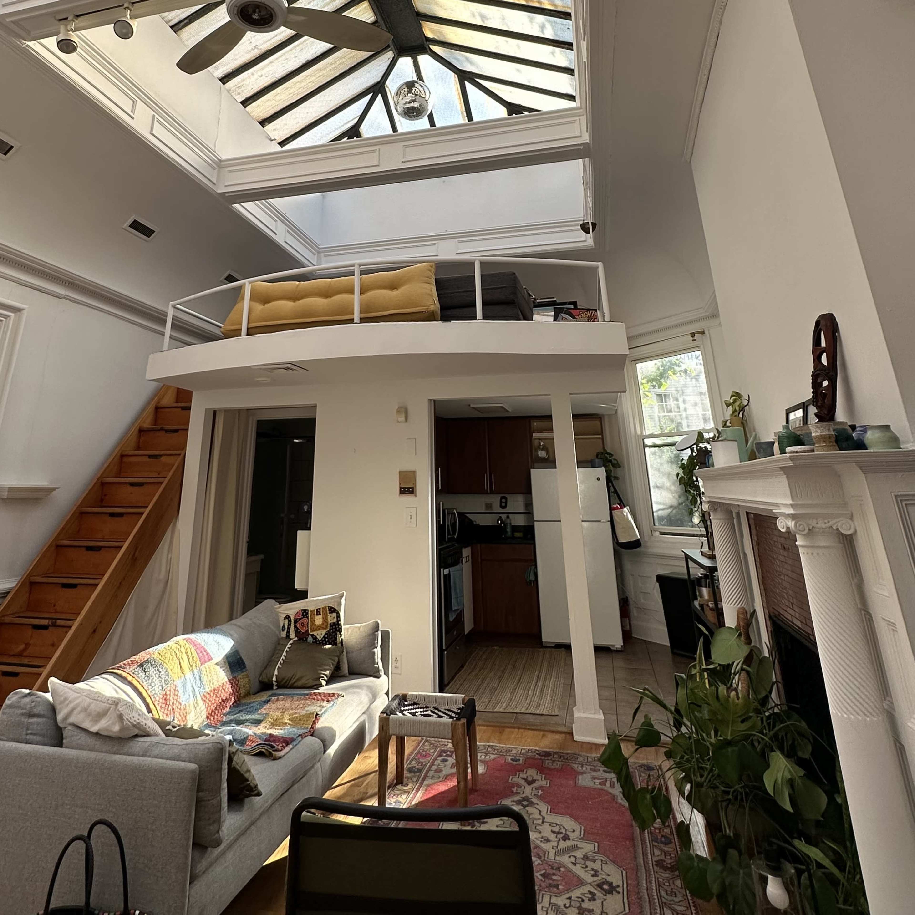 Incredible glass ceiling loft in the heart of Brooklyn Image in Clinton Hill, Brooklyn, NY