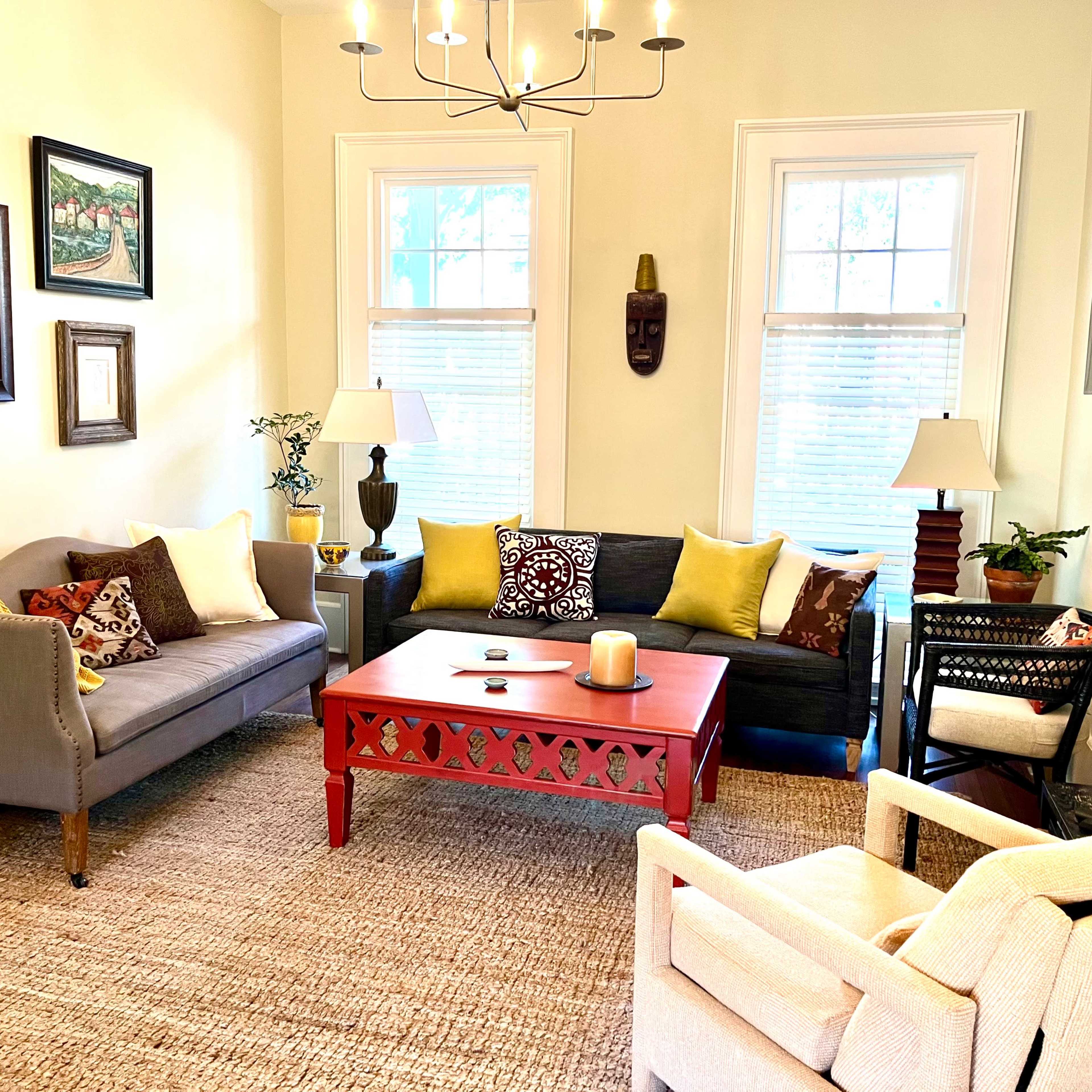 Downtown Salon Loft w Private  Brick Courtyard, Two open Porches and Garage Image in Victorian District - West, Savannah, GA