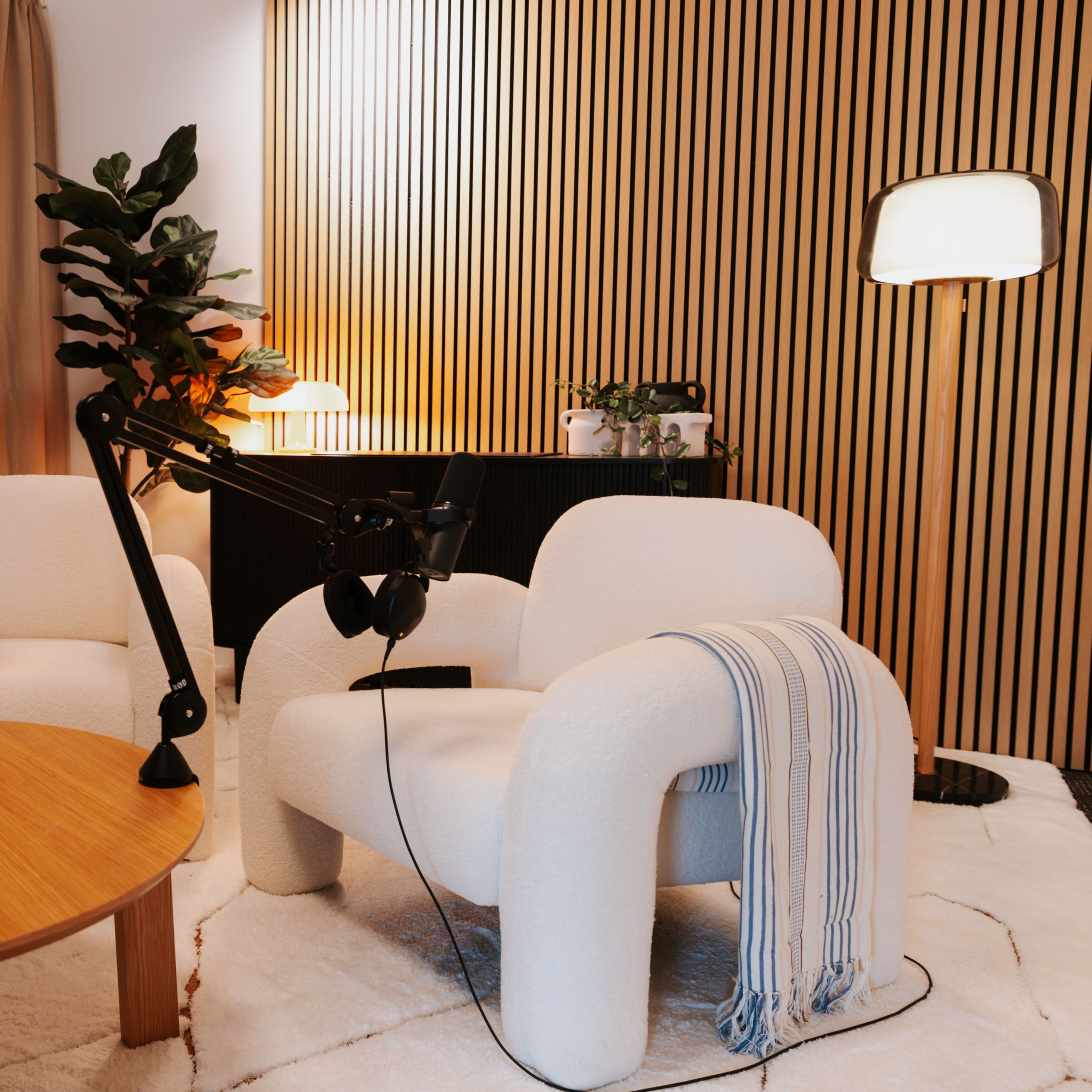Modern Podcast Room with Professional Setup in Central Studio Image in Fortitude Valley, Brisbane, QLD