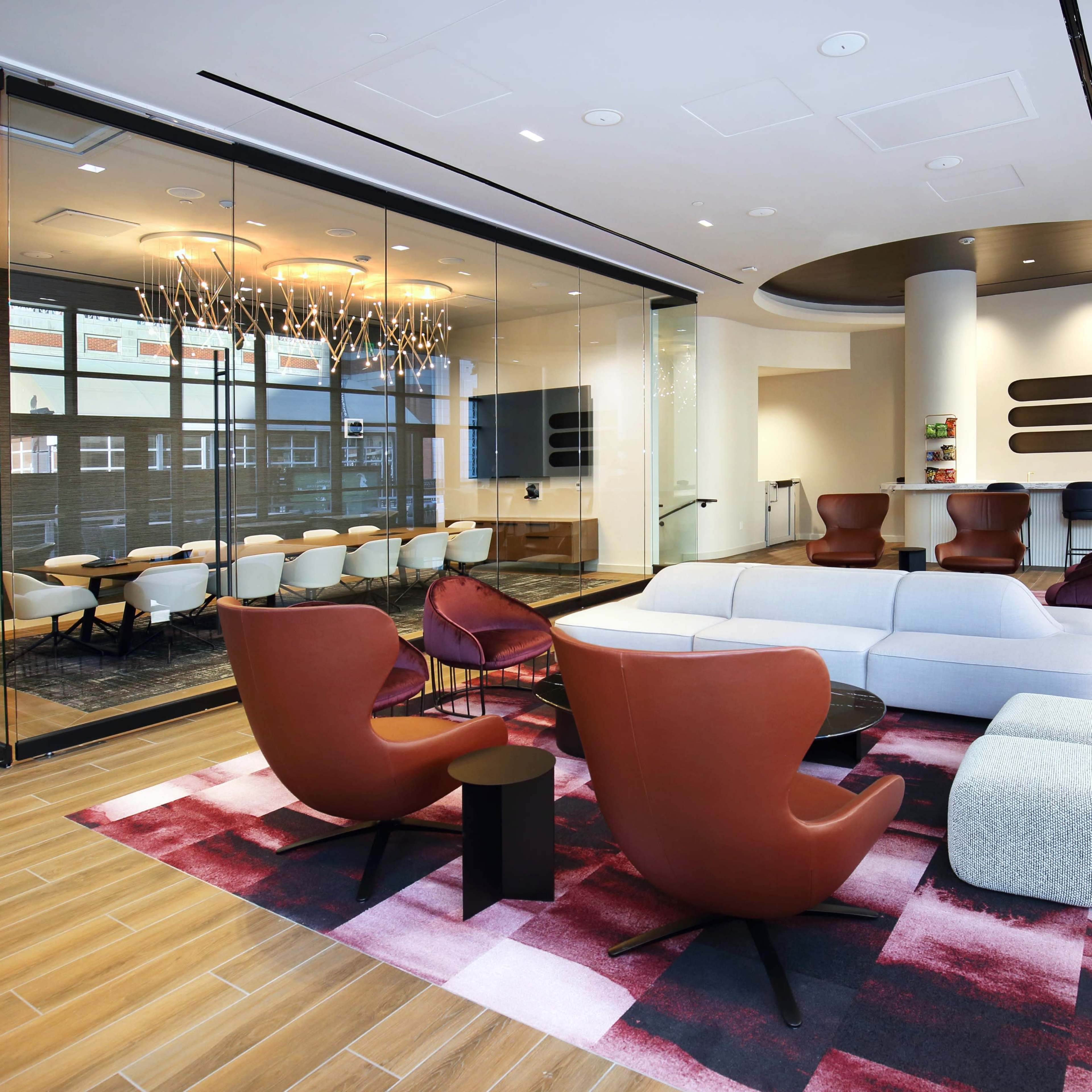Modern Event Space Outside of American Airlines Arena Image in Oak Lawn, Dallas, TX