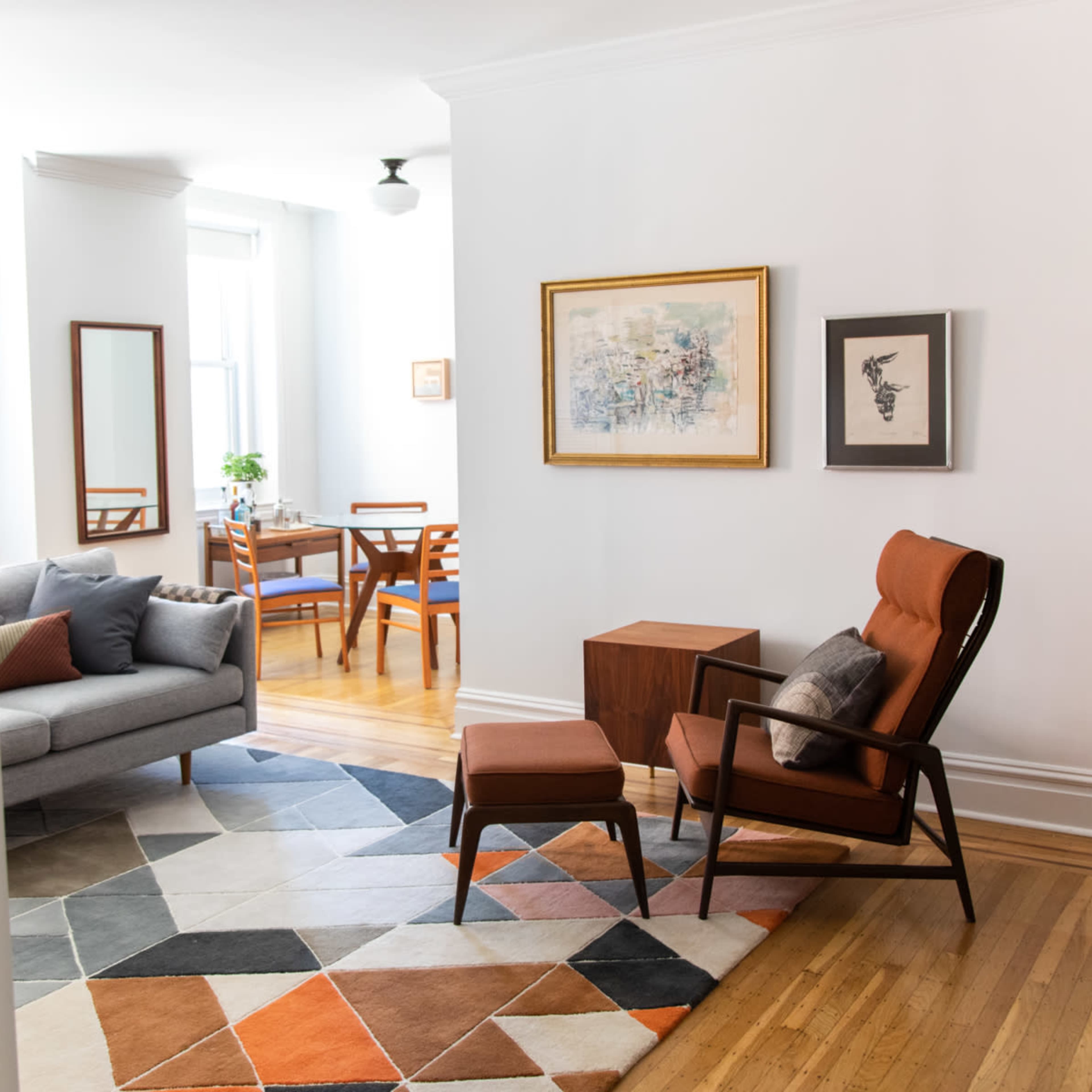 Mid Century Modern 1 Bedroom in Rittenhouse Square Image in Center City, Philadelphia, PA
