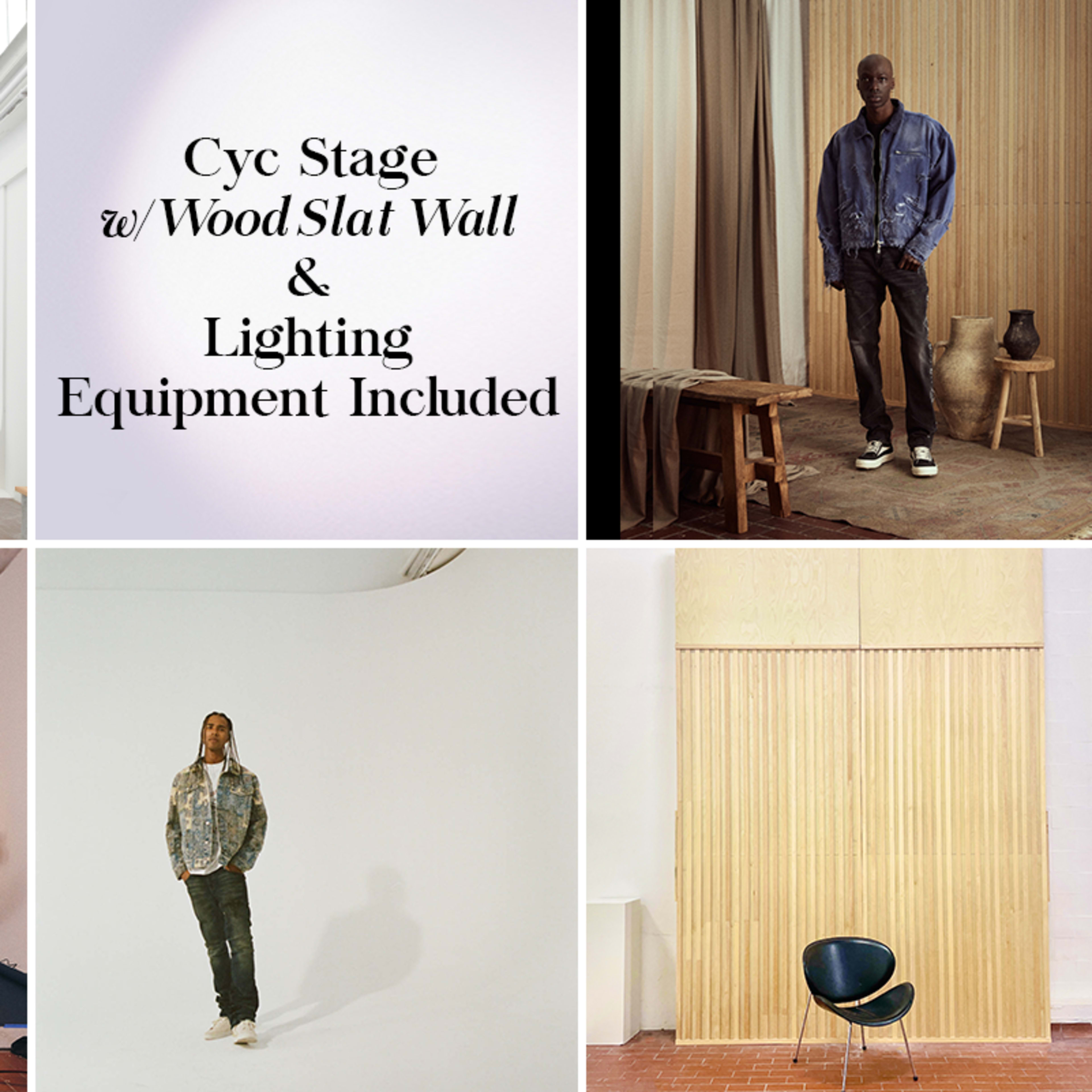 Cyc Stage w/Wood Backdrop & Free Lighting Equipment Included Image in South Los Angeles, Los Angeles, CA