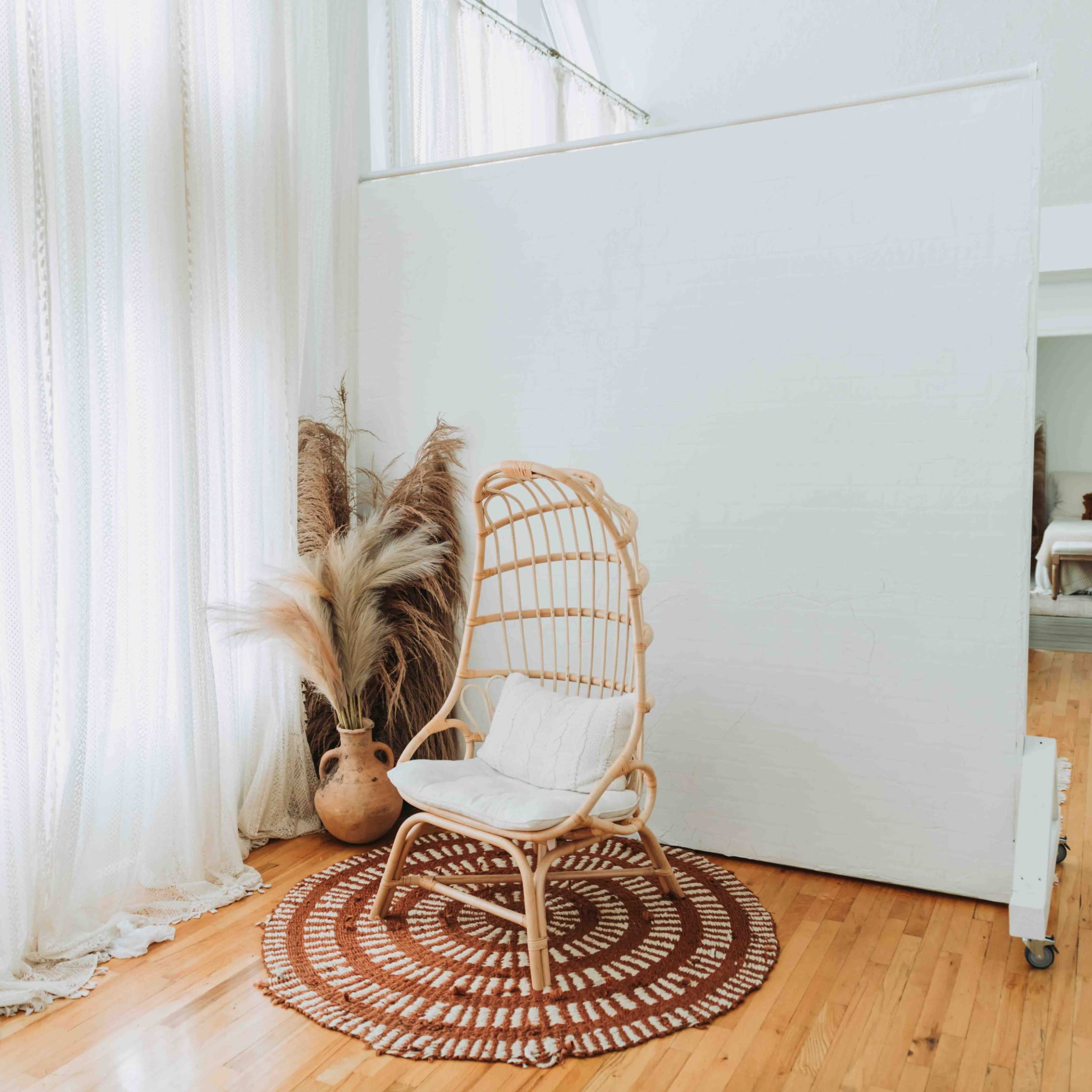 Boho, Modern, Clean Natural Light Photography Studio Image in , Fairview, NC