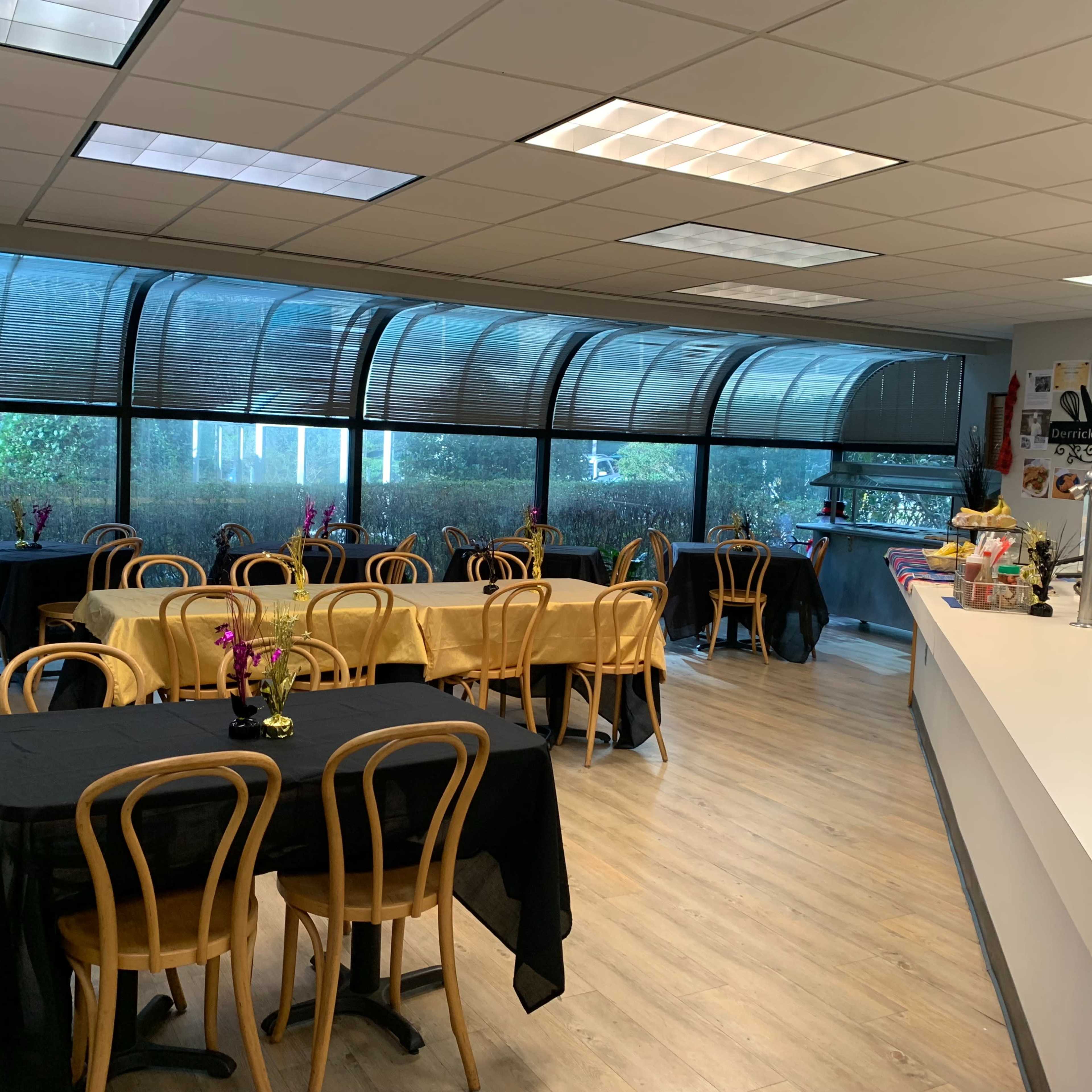 Black-Owned Café Space | Perfect for Intimate Gatherings & Events | Multipurpose Space w/ VIP Amenities | Fits 50 Guests Image in Sandy Springs, Atlanta, GA
