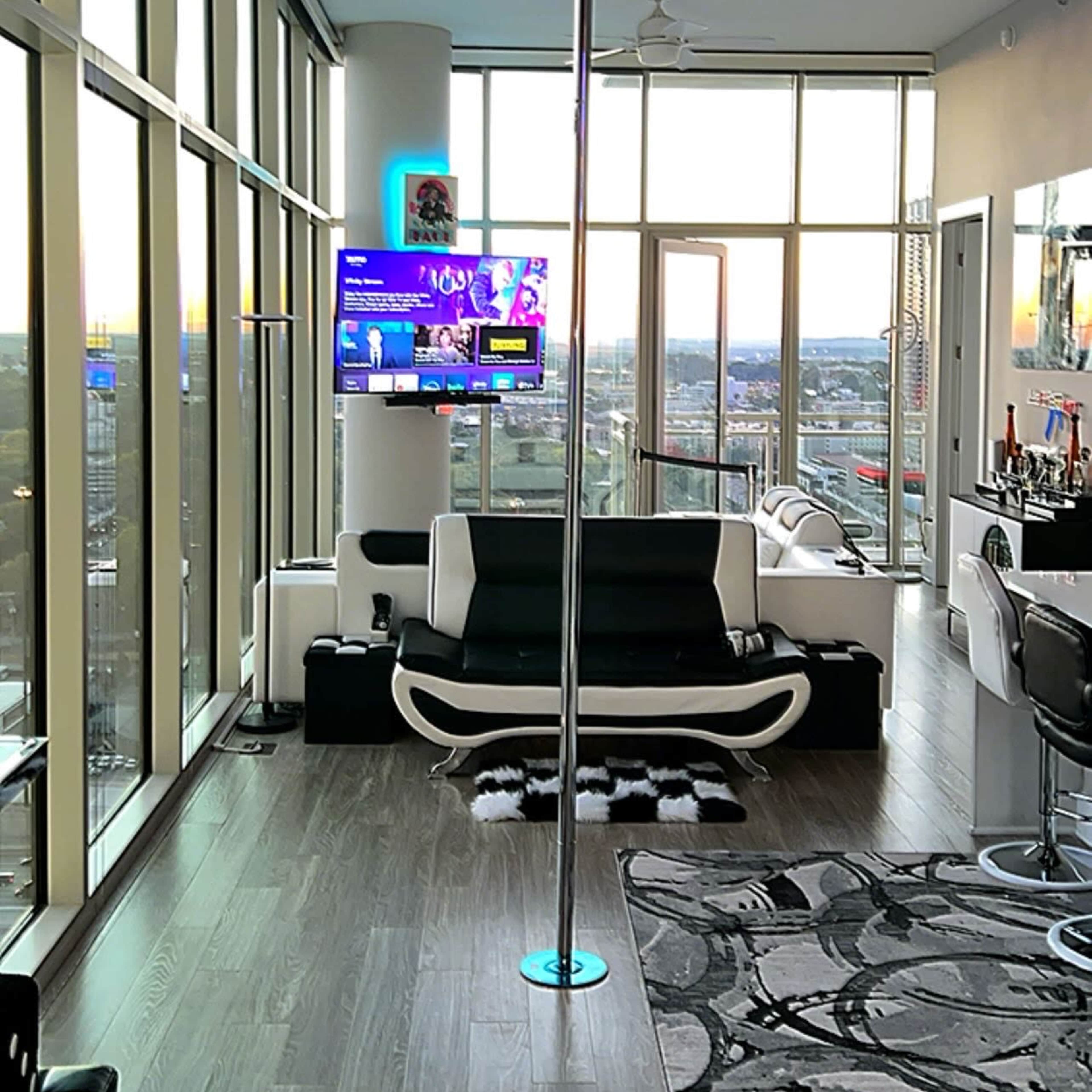 Midtown Exclusive City View Scarface Penthouse Lounge Club Image in Midtown, Atlanta, GA