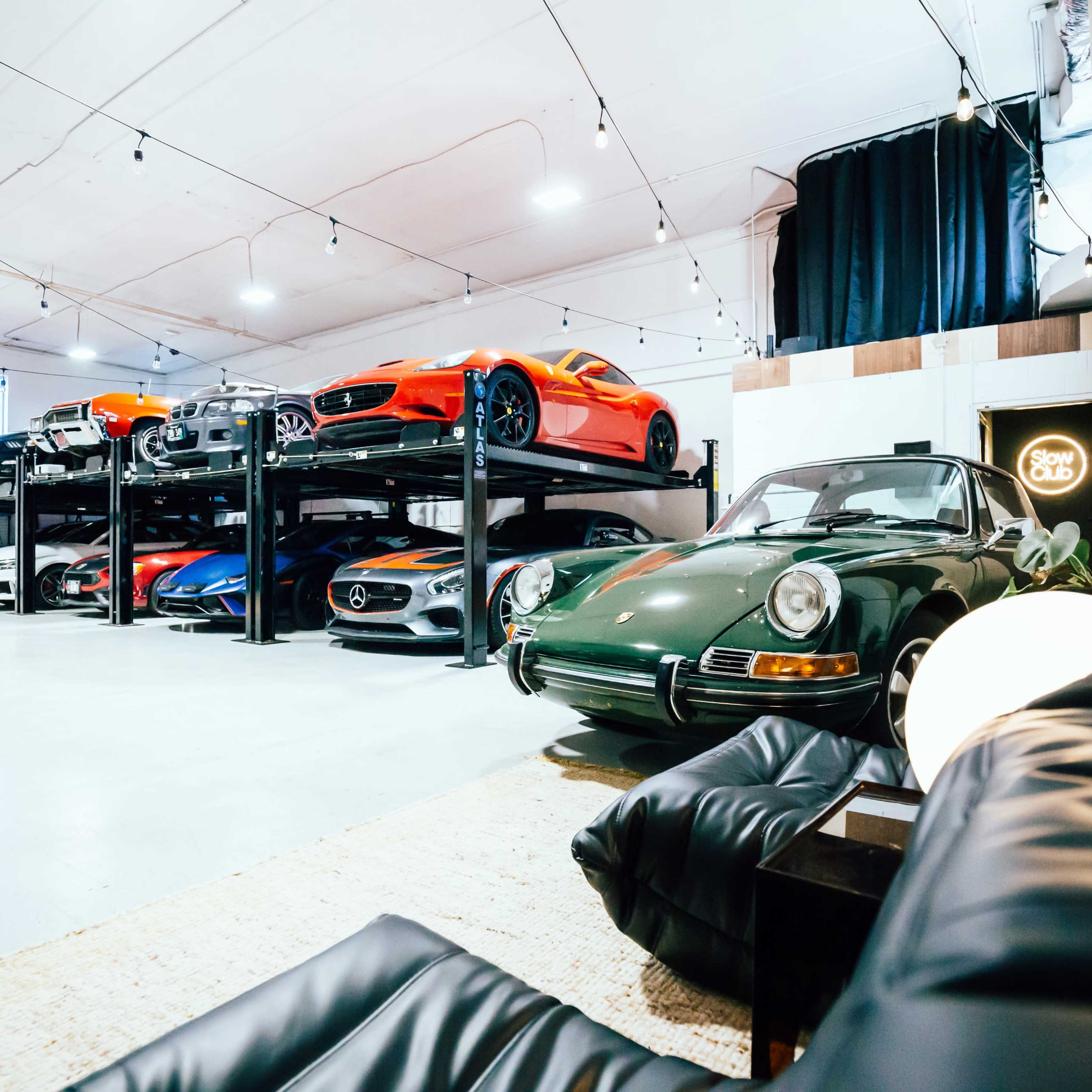 Modern Industrial Auto Showroom and Lounge Image in Edina, Minneapolis, MN