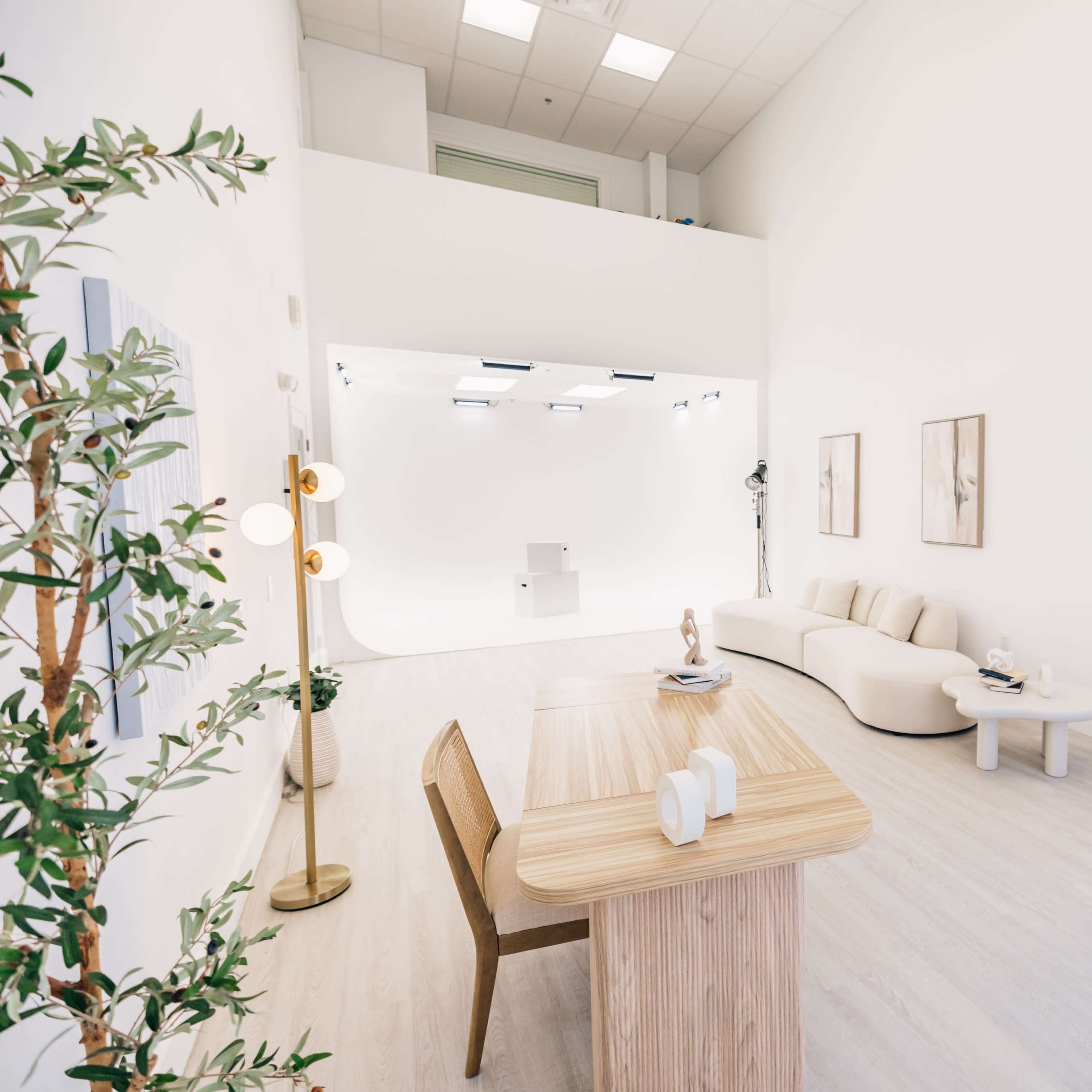 Dreamy Natural Light Studio in Westchester with CYC Wall & Styled Sets Image in Glenvar Heights, Miami, FL