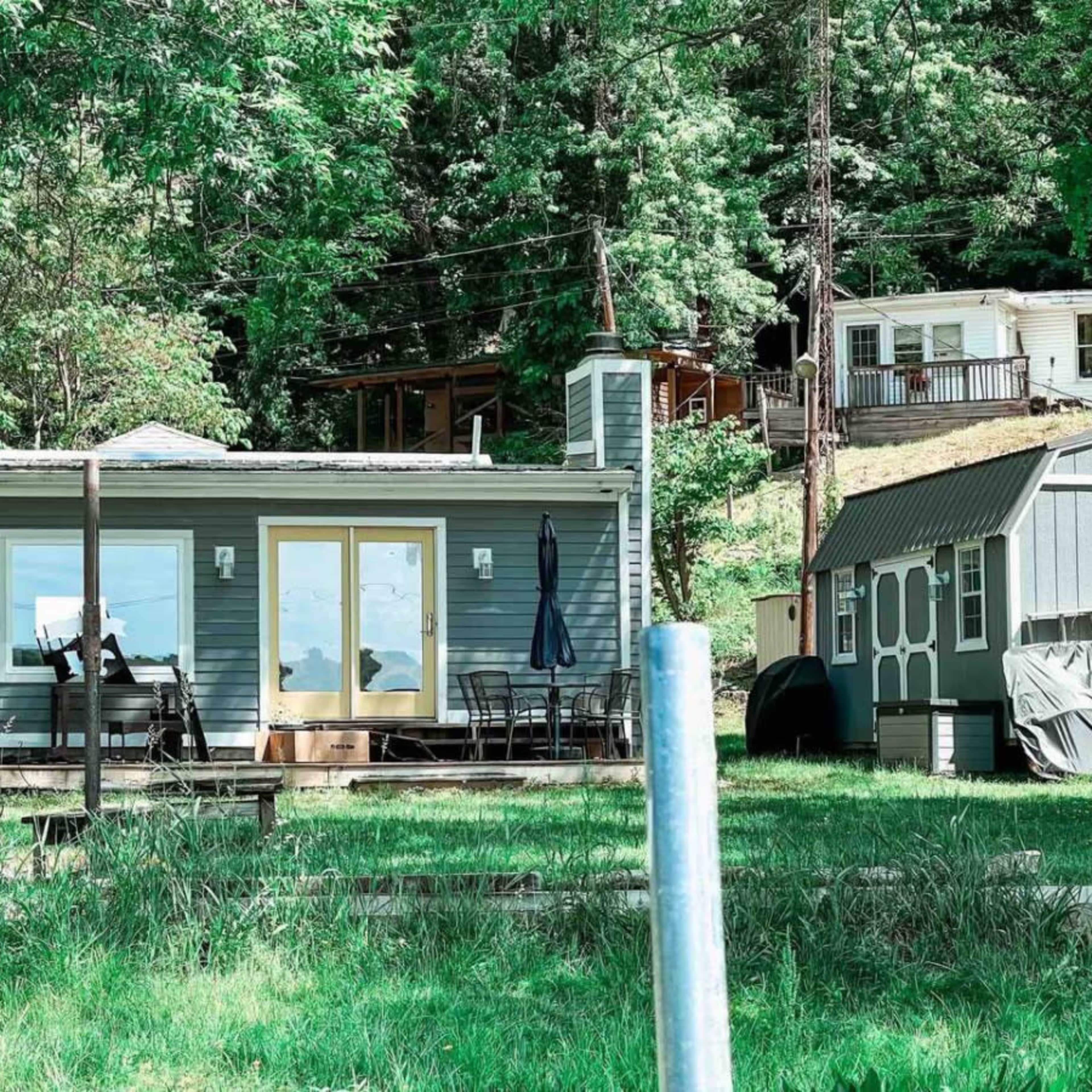 Lake front cabin peaceful , hot tub, and fire pit Image in Jefferson Township, Martinsville, IN