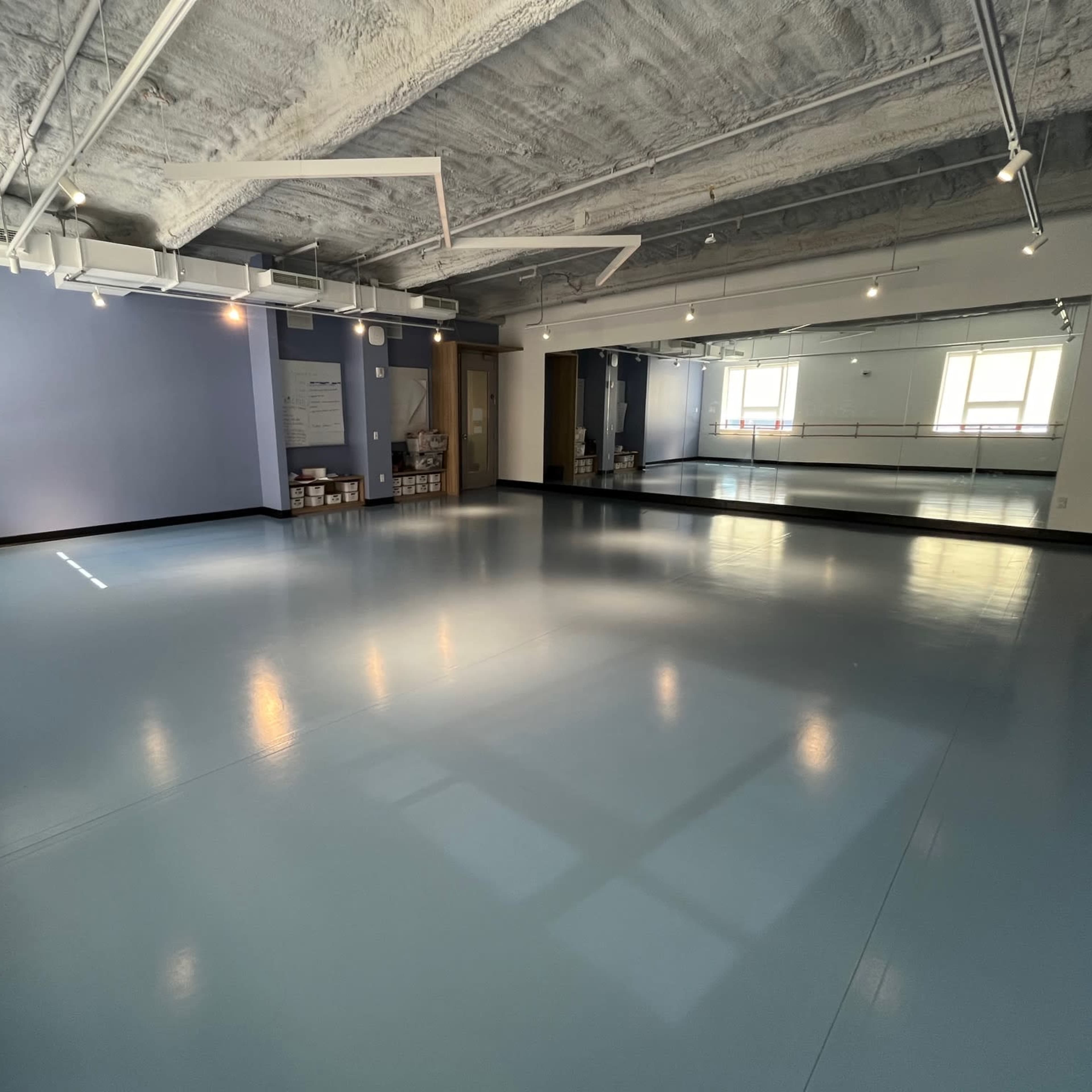 Naturally Lit Dance Studio Image in Upper Manhattan, New York, NY