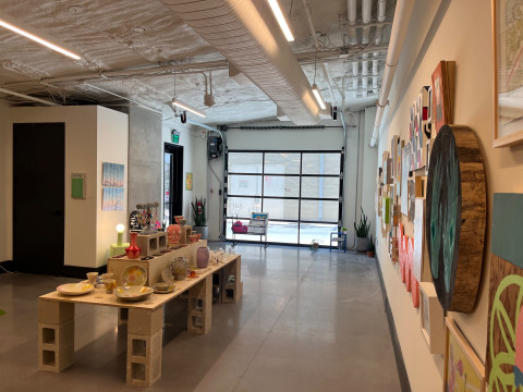 View of Industrial Art Space in Heart of Downtown, Austin, TX | Production ...