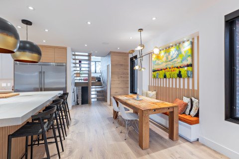 Stunning Split-Level Eco-friendly Custom Home Near High Park, Toronto ...