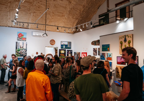 Cloud Tree Studios & Gallery | East Side Industrial Air Force Hanger ...