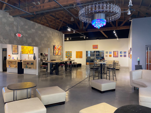 Domsky Glass Gallery | High ceiling, wood beamed building, less than ...
