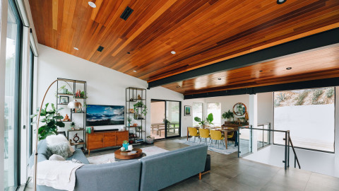Modern Hillside Home with Mid Century interior design, Los Angeles, CA ...