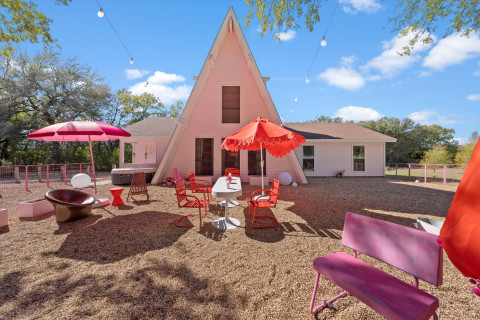 Waco A Frame Pink House