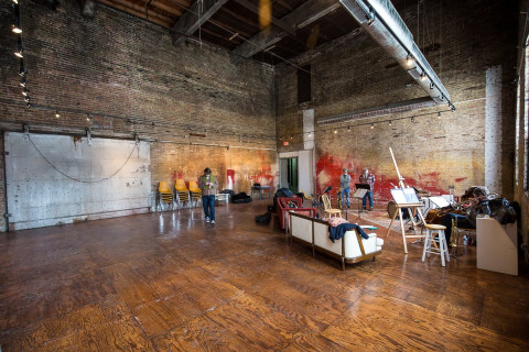 Hip Urban Industrial Exposed  Brick  Loft Chicago  IL 