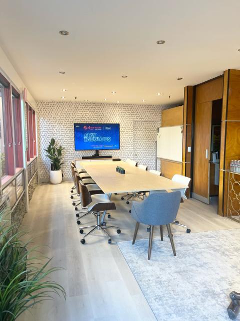 Modern Conference Room with AV & Whiteboard in Downtown San Mateo, San ...