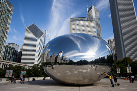 Iconic Chicago Skyline Outdoor Terrace and Meeting Rooms, Chicago, IL ...