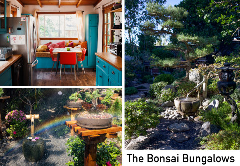 Cute Retro Vintage 70's Art House & Japanese Garden