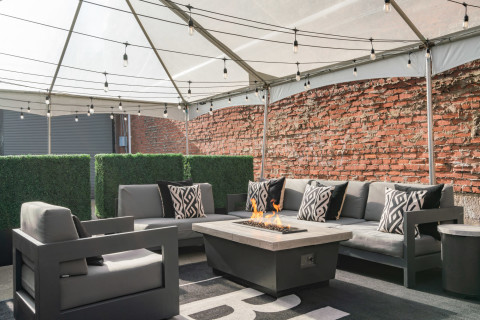 Image showcasing Private Event Space | Industrial-Chic Venue with Outdoor Lounge ...