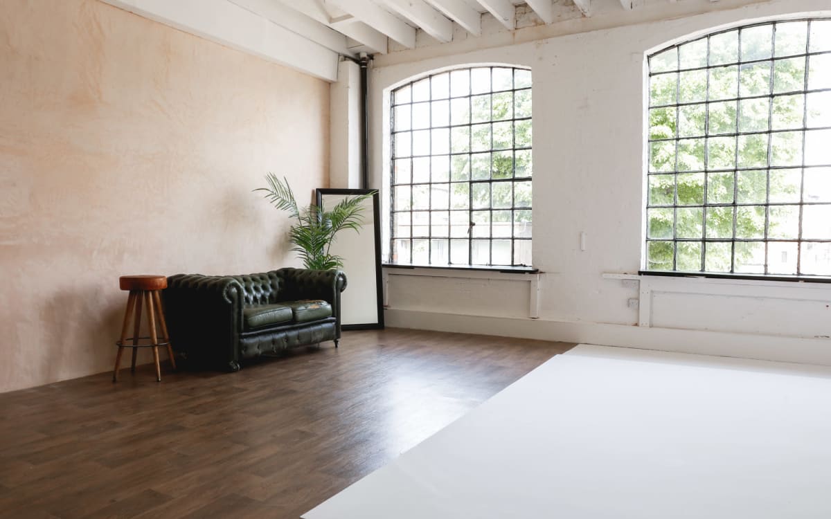 Natural light store photo studio