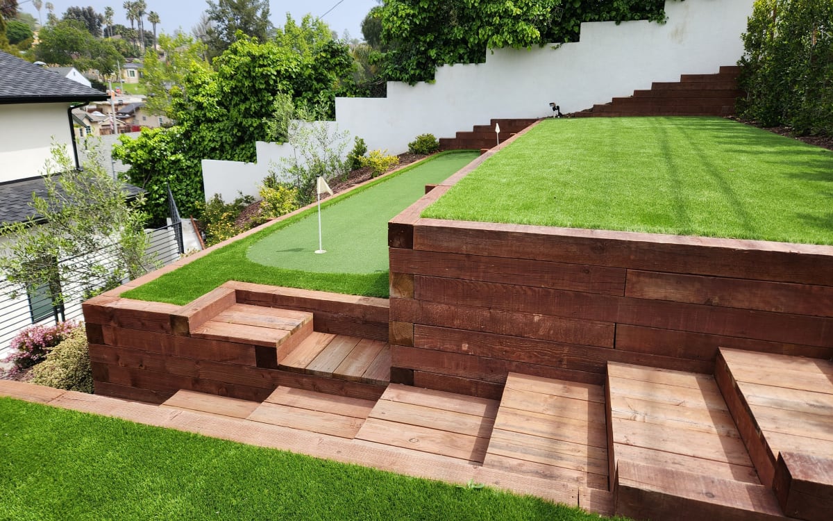 North Inglewood/View Park 3Tier Backyard with Golf, Inglewood, CA