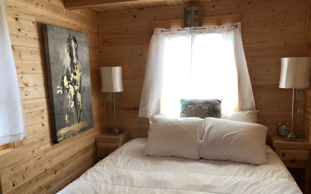 Lake Conroe waterfront Tiny Home With 2 queen beds, Willis, TX