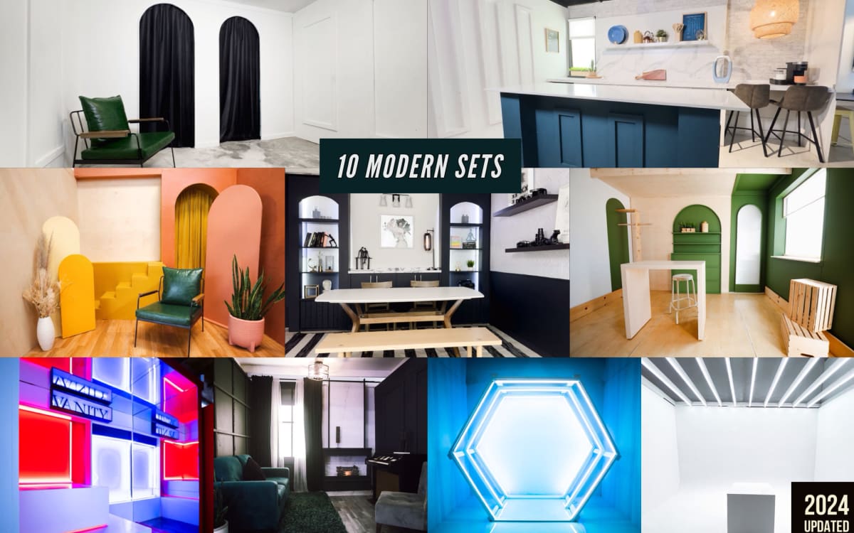 Space F2 10 Set Creative Industrial studio, Irving, TX Production